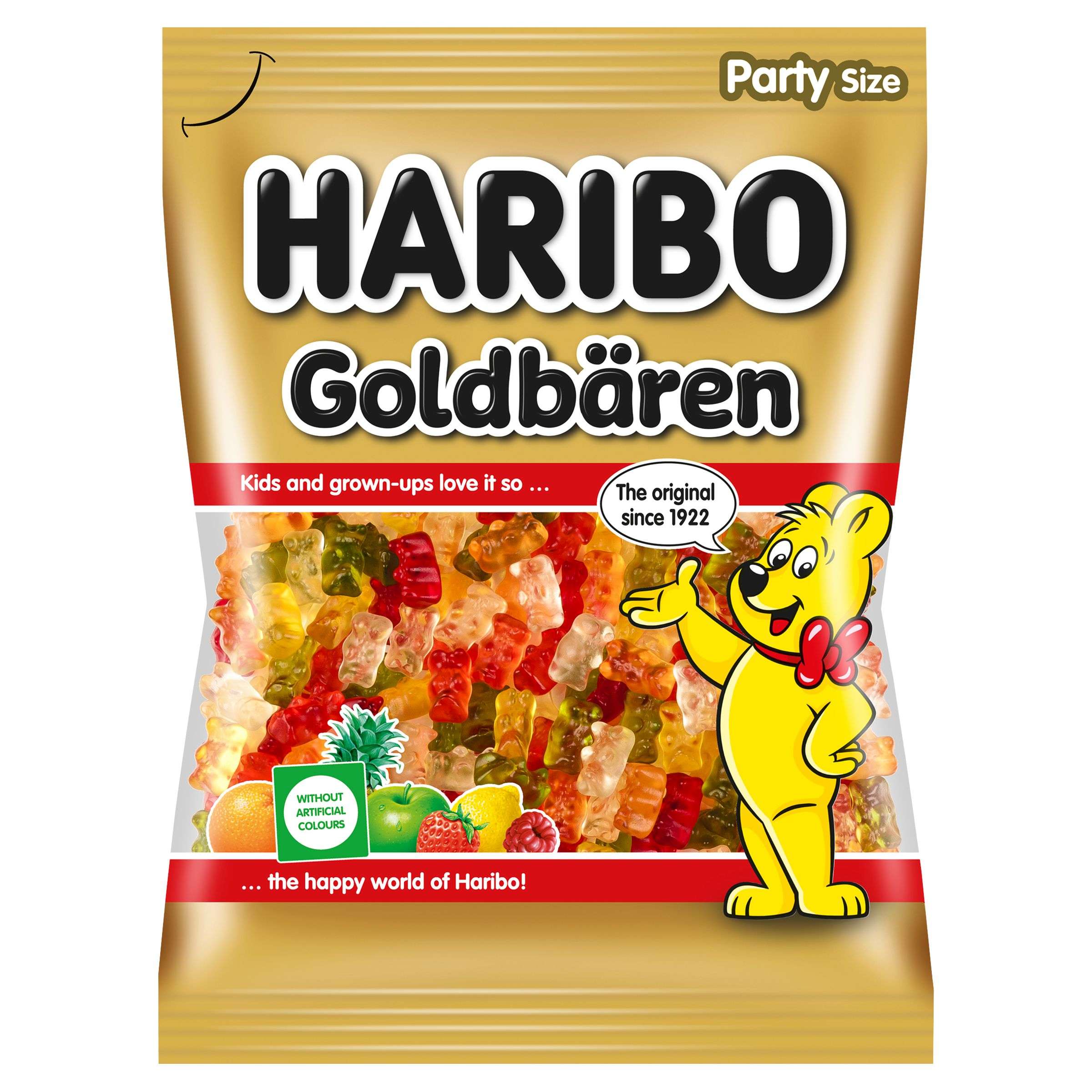Trvanlivé potraviny - Haribo Goldbären želé s ovocnými příchutěmi 1 kg