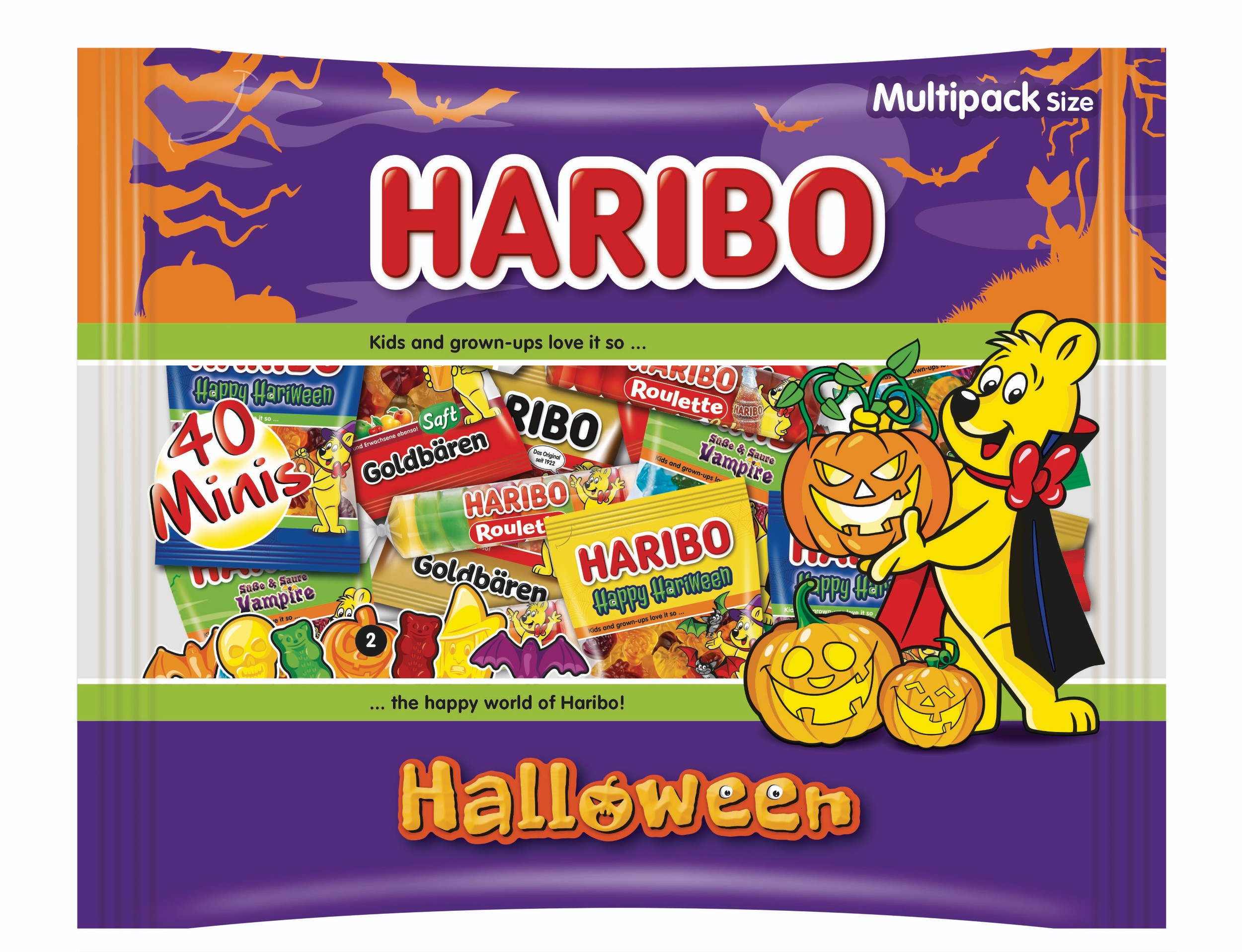 Domácnost a Zahrada - Haribo Halloween 630g