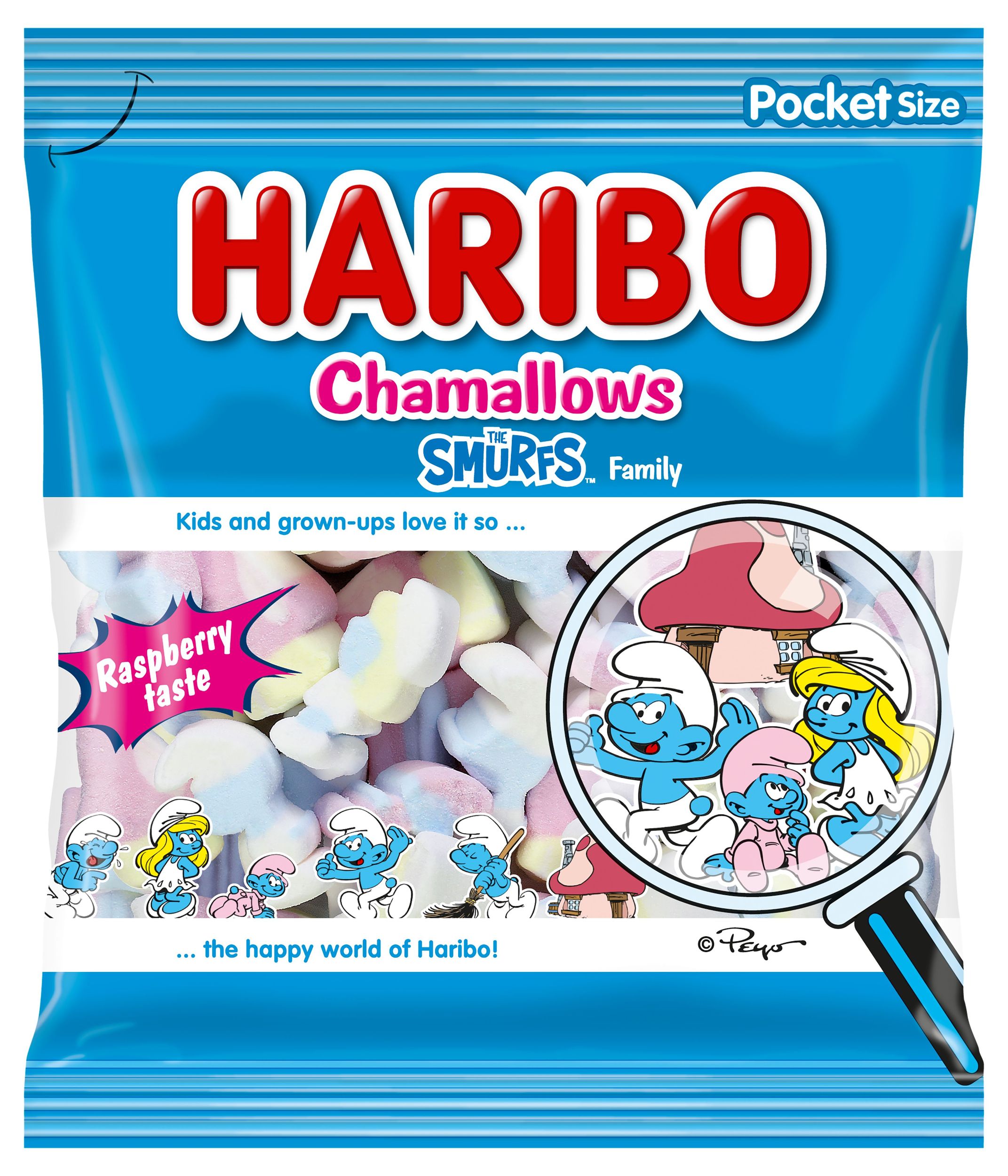 Trvanlivé potraviny - Haribo Šmoulové 90g