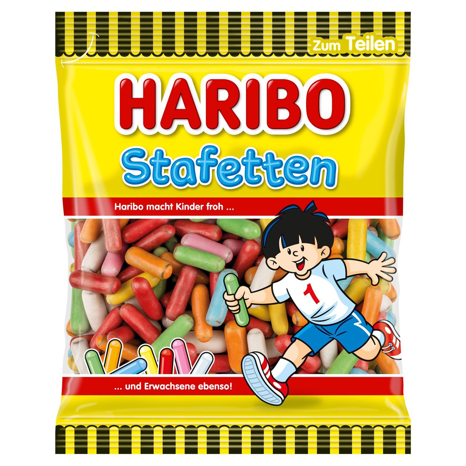 Trvanlivé potraviny - Haribo Stafetten lékořicové cukrovinky v dražé 160g