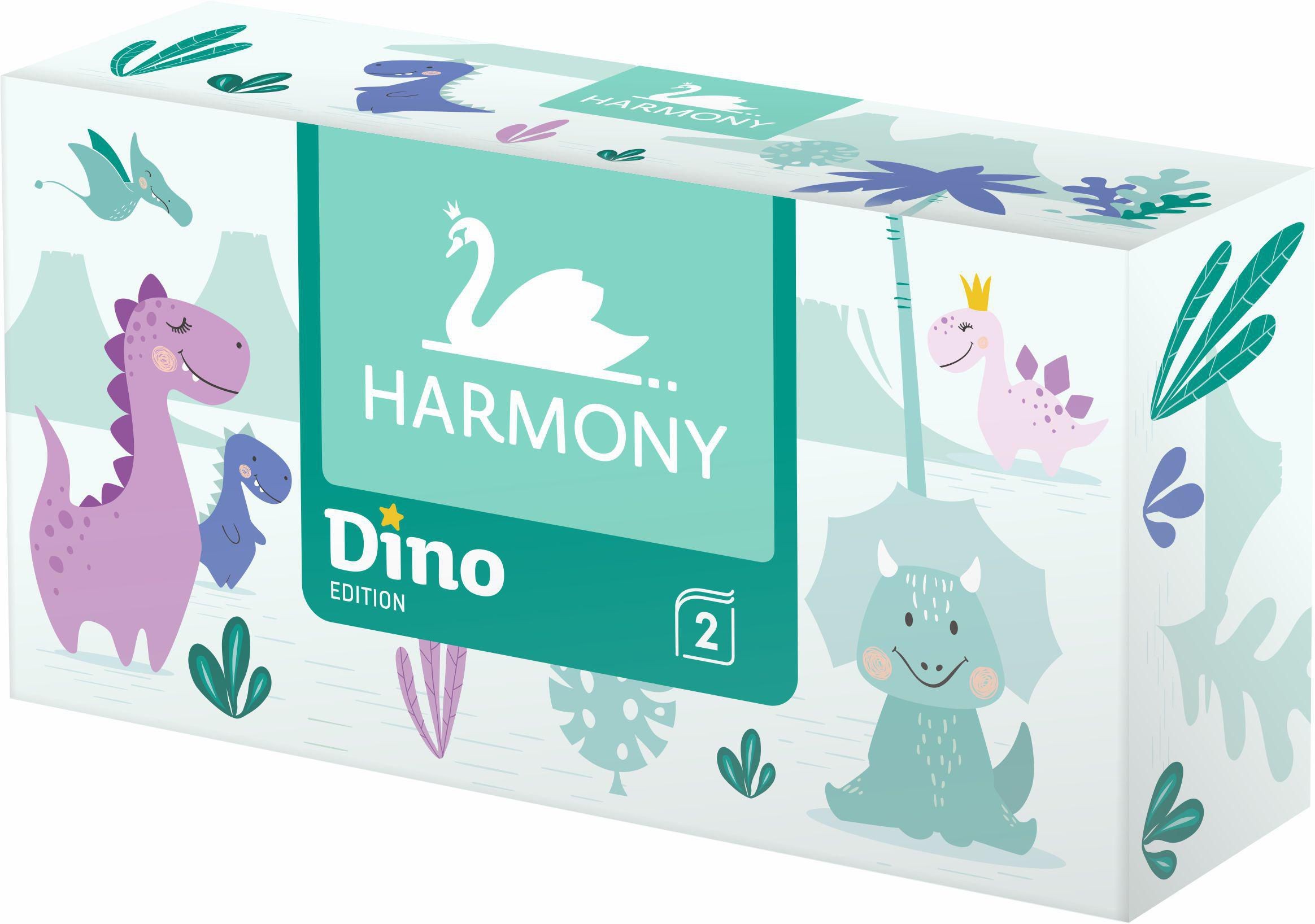 Drogerie a kosmetika - Harmony Dino kapesníky box 2vrstvé 150 ks