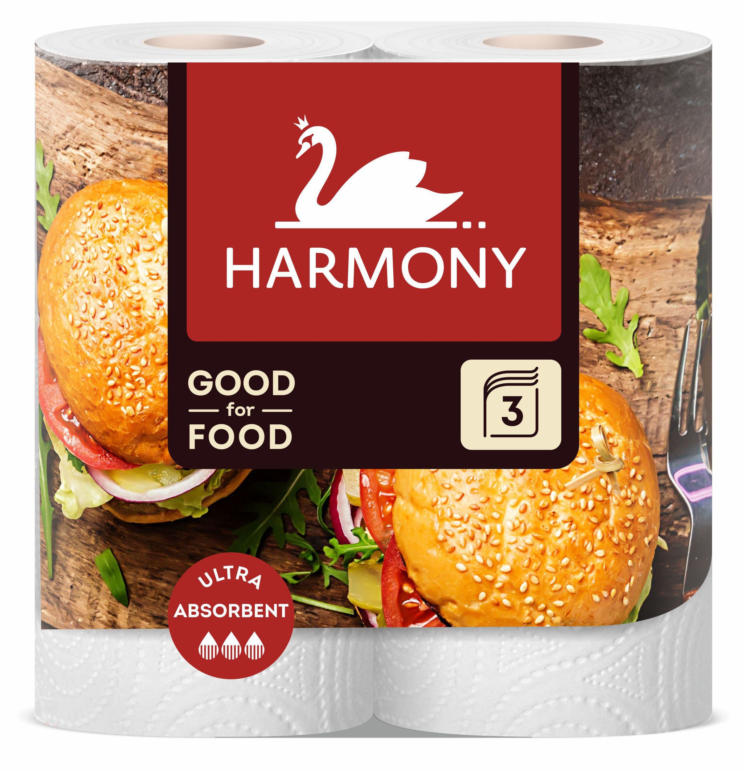 Harmony Kuchyňské utěrky burger 3vrstvé 2 ks-0