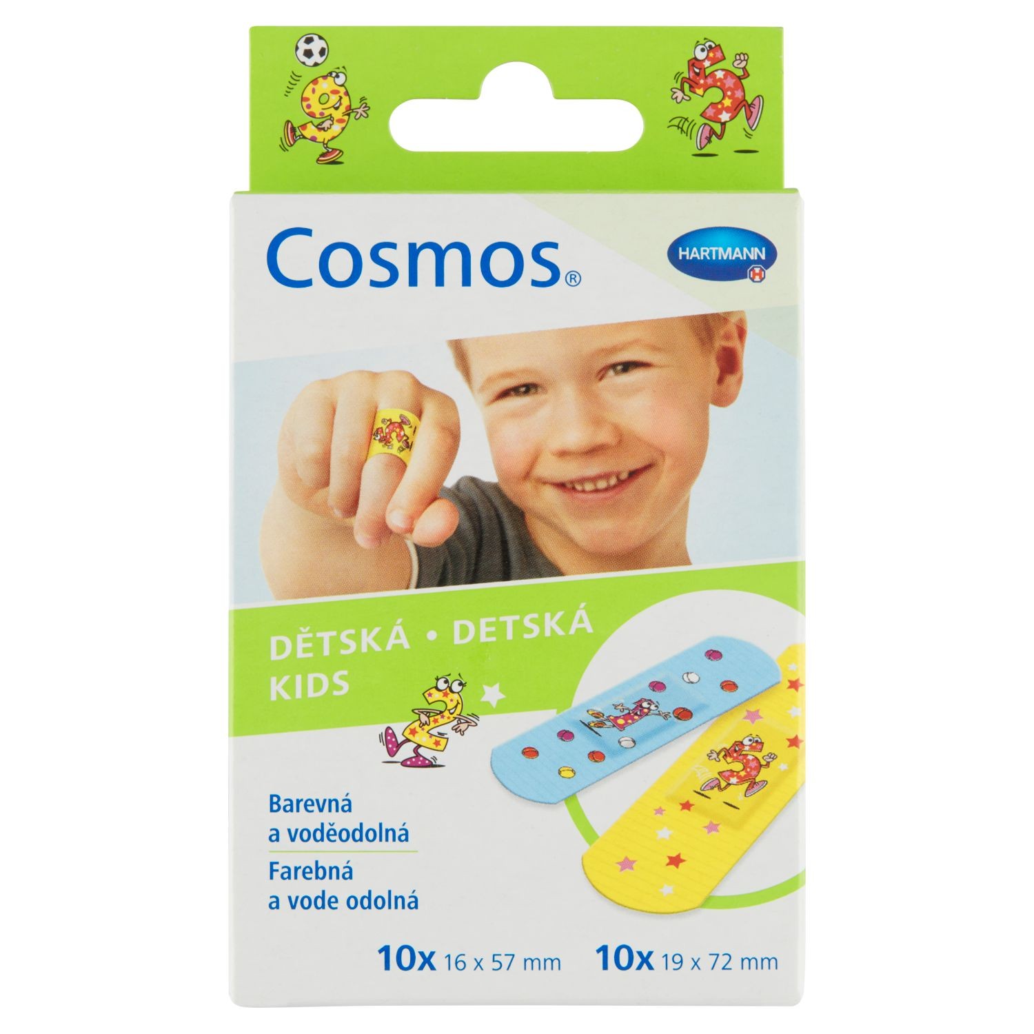 Péče o zdraví - Hartmann Cosmos Dětská náplast 2 vel. 20 ks