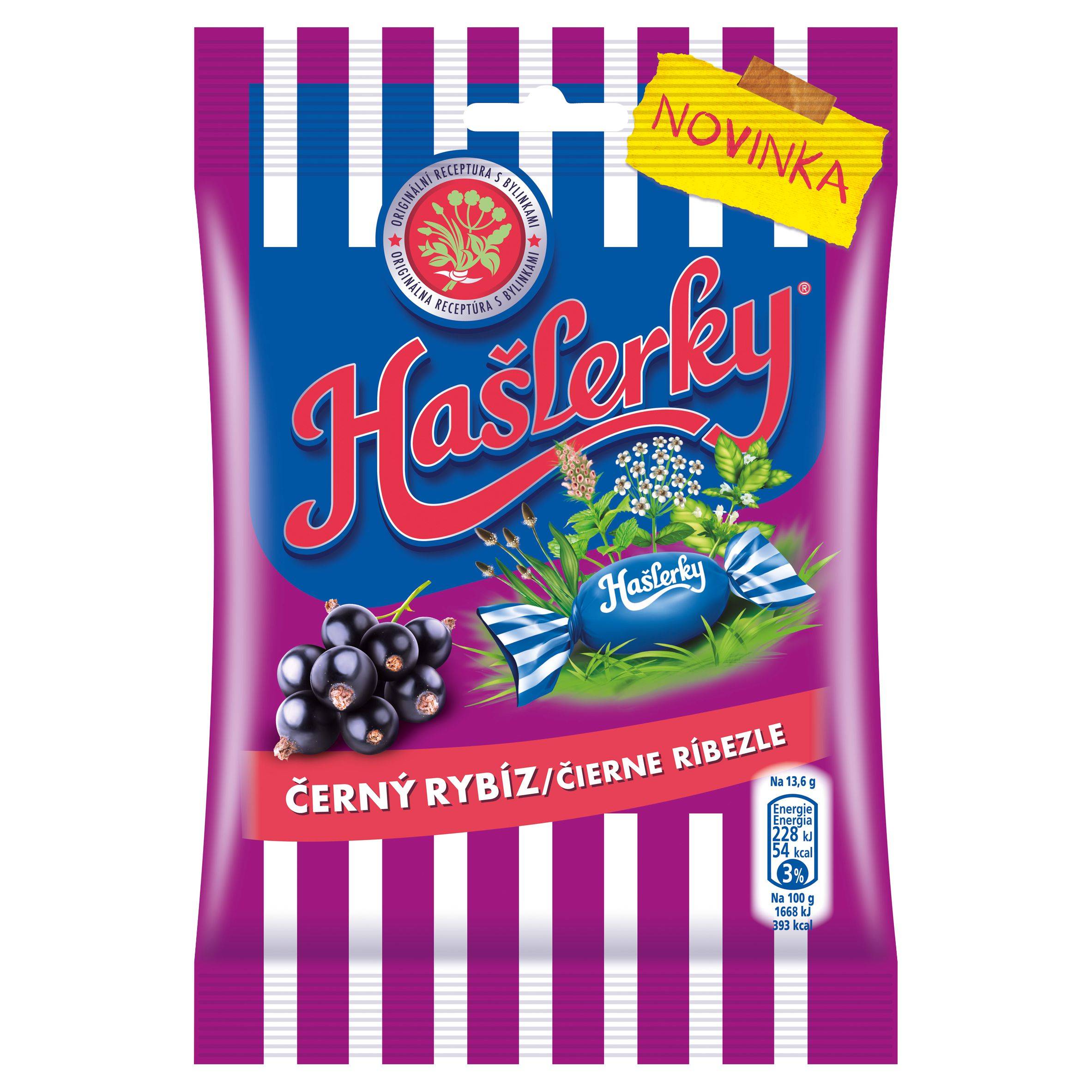 Trvanlivé potraviny - Hašlerky Černý rybíz 90 g