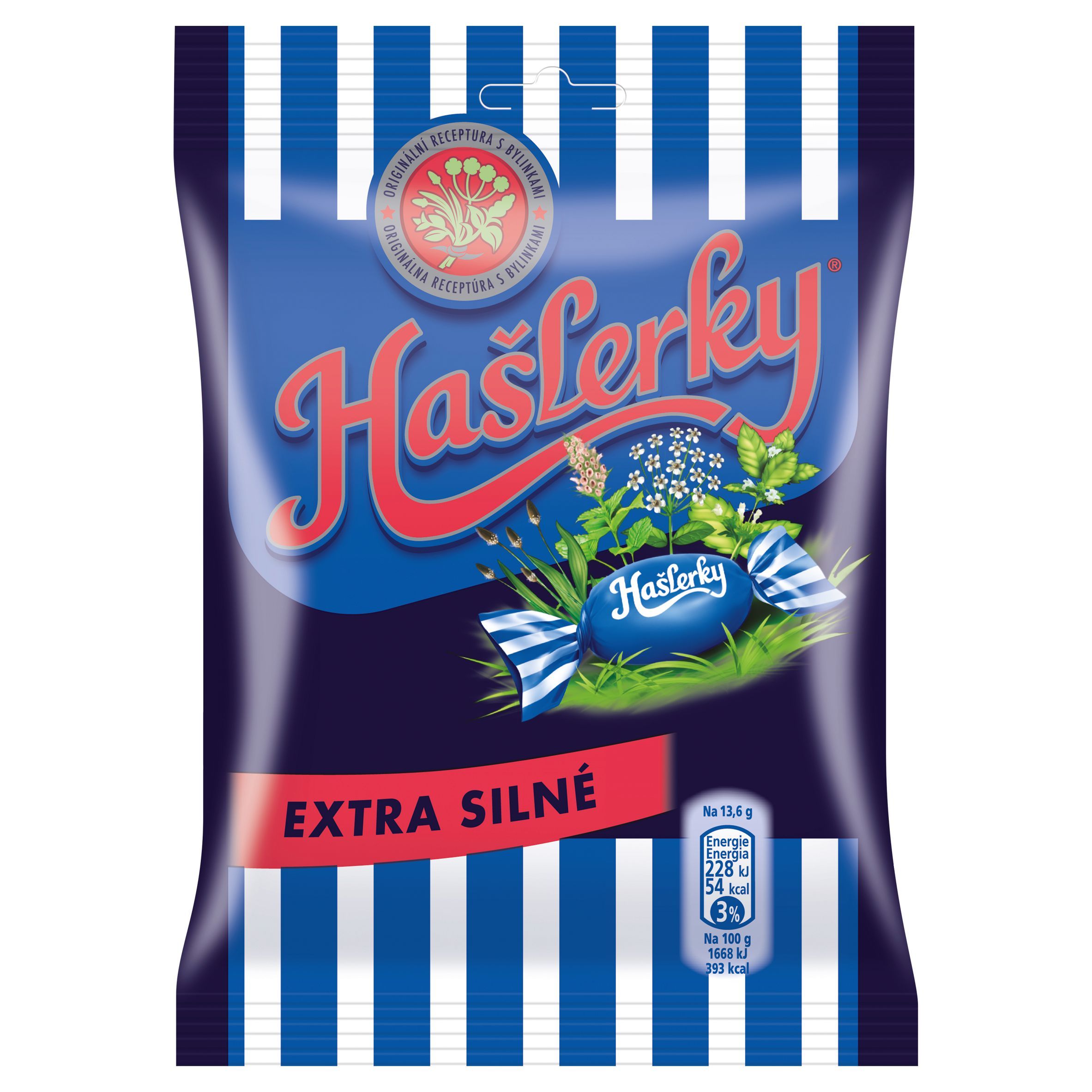 Trvanlivé potraviny - Hašlerky extra silné 90 g