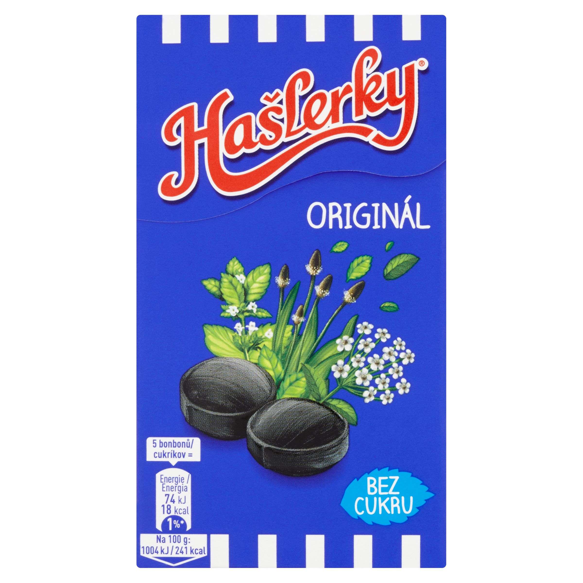 Trvanlivé potraviny - Hašlerky v krabičce Originál 35 g