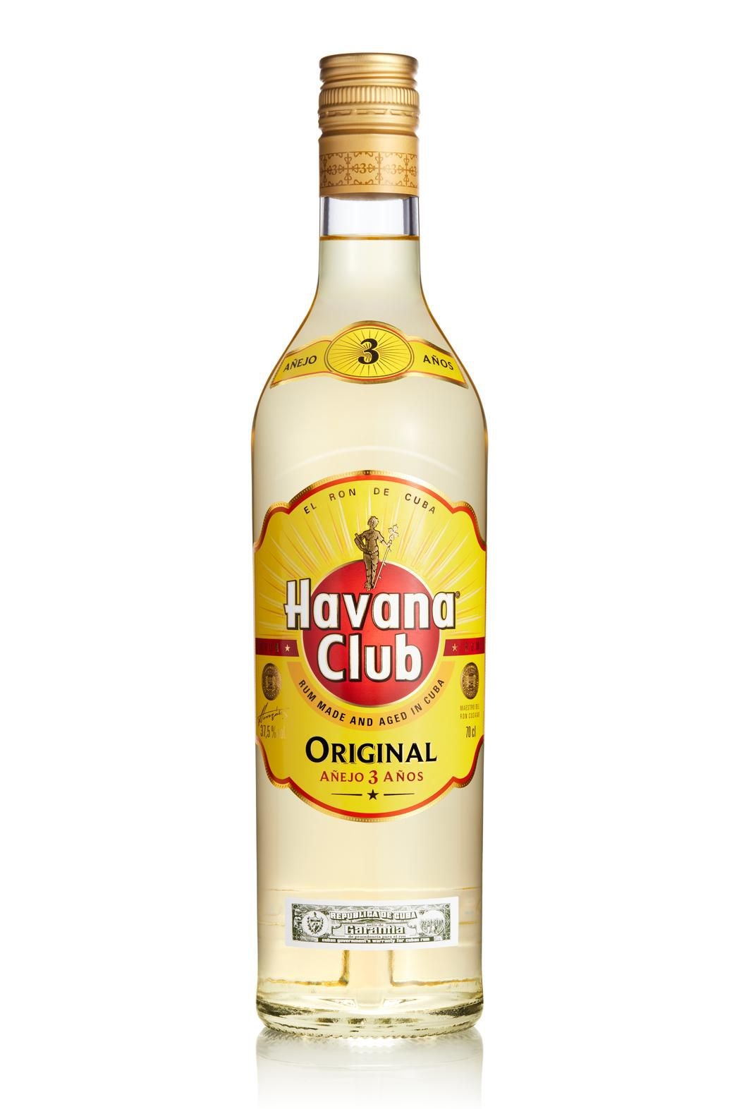Nápoje - Havana Club Aňejo 3 Aňos kubánský bílý rum 0,7 l