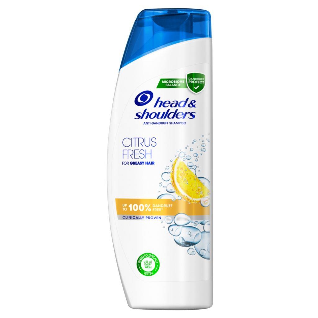 Drogerie a kosmetika - Head & Shoulders Citrus Fresh Šampon proti lupům pro vlasy až 100% bez lupů 400vml