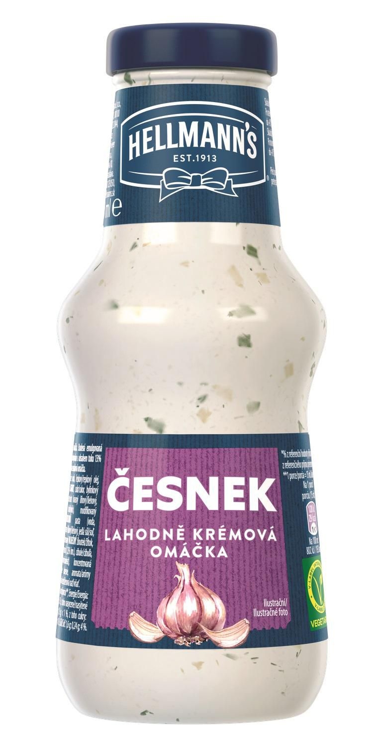 Trvanlivé potraviny - Hellmann´s Omáčka k masu česneková 250ml