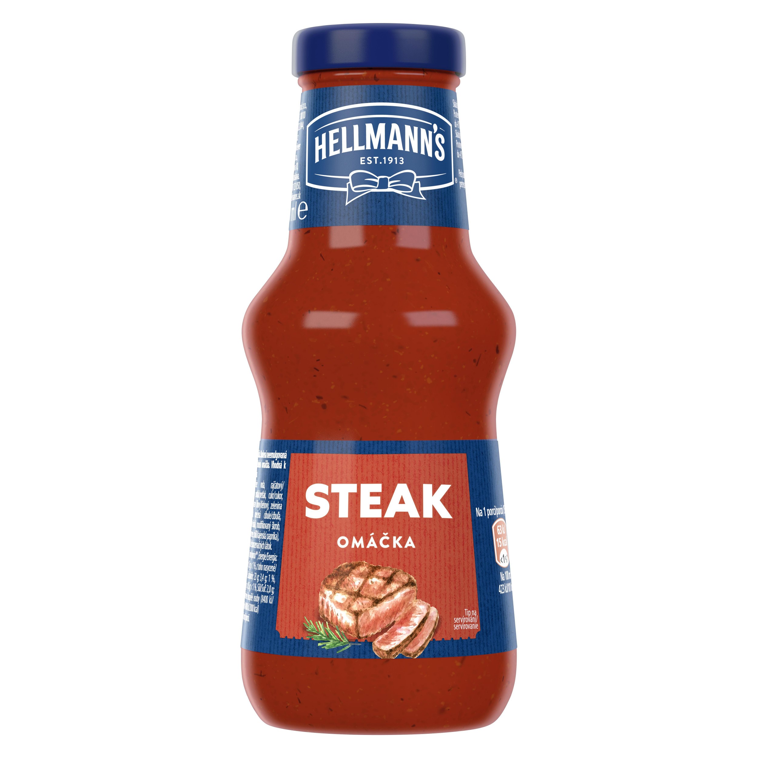 Trvanlivé potraviny - Hellmann´s Omáčka k masu Steak 250 ml