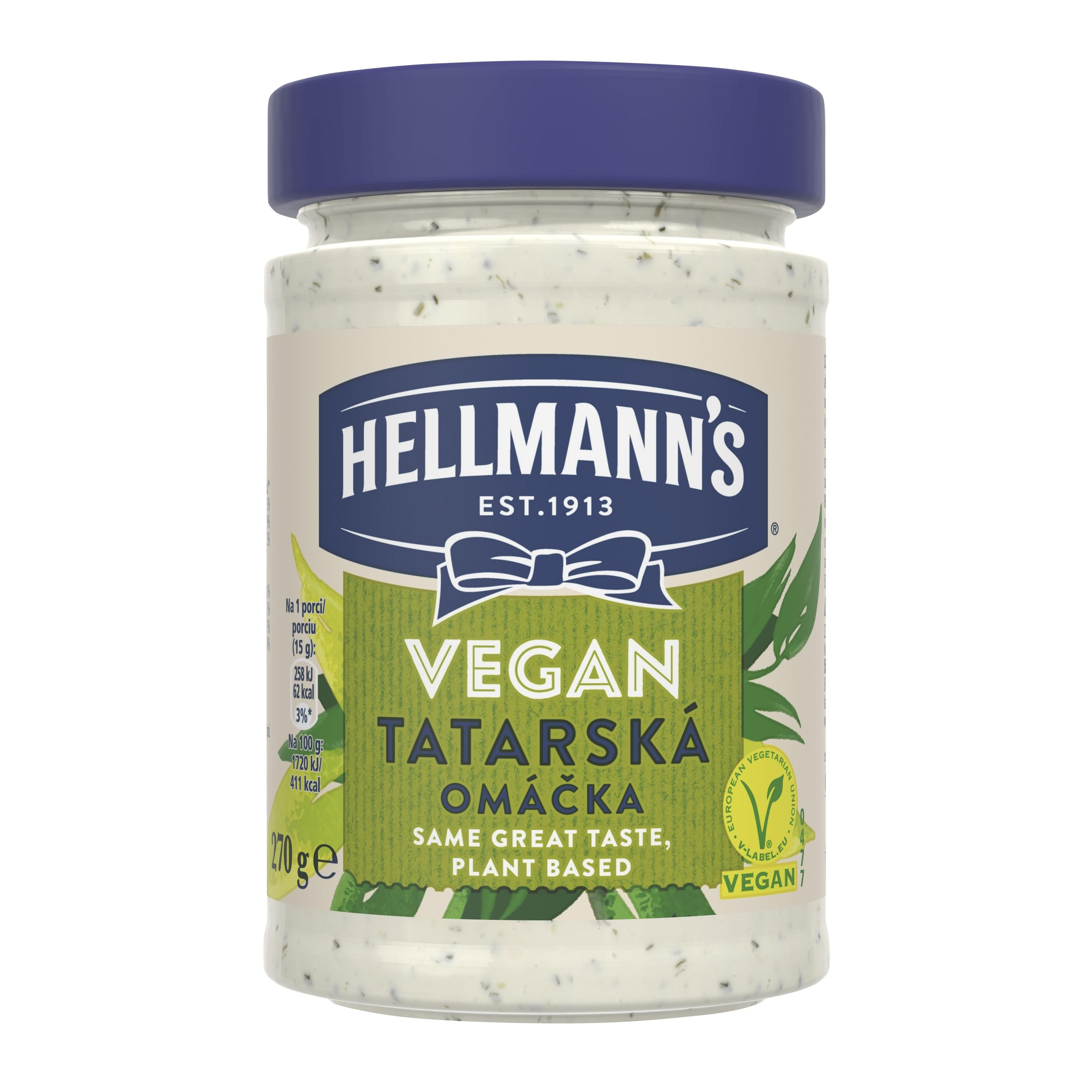 Mléčné a chlazené - Hellmann´s Veganská Tatarská omáčka 270g