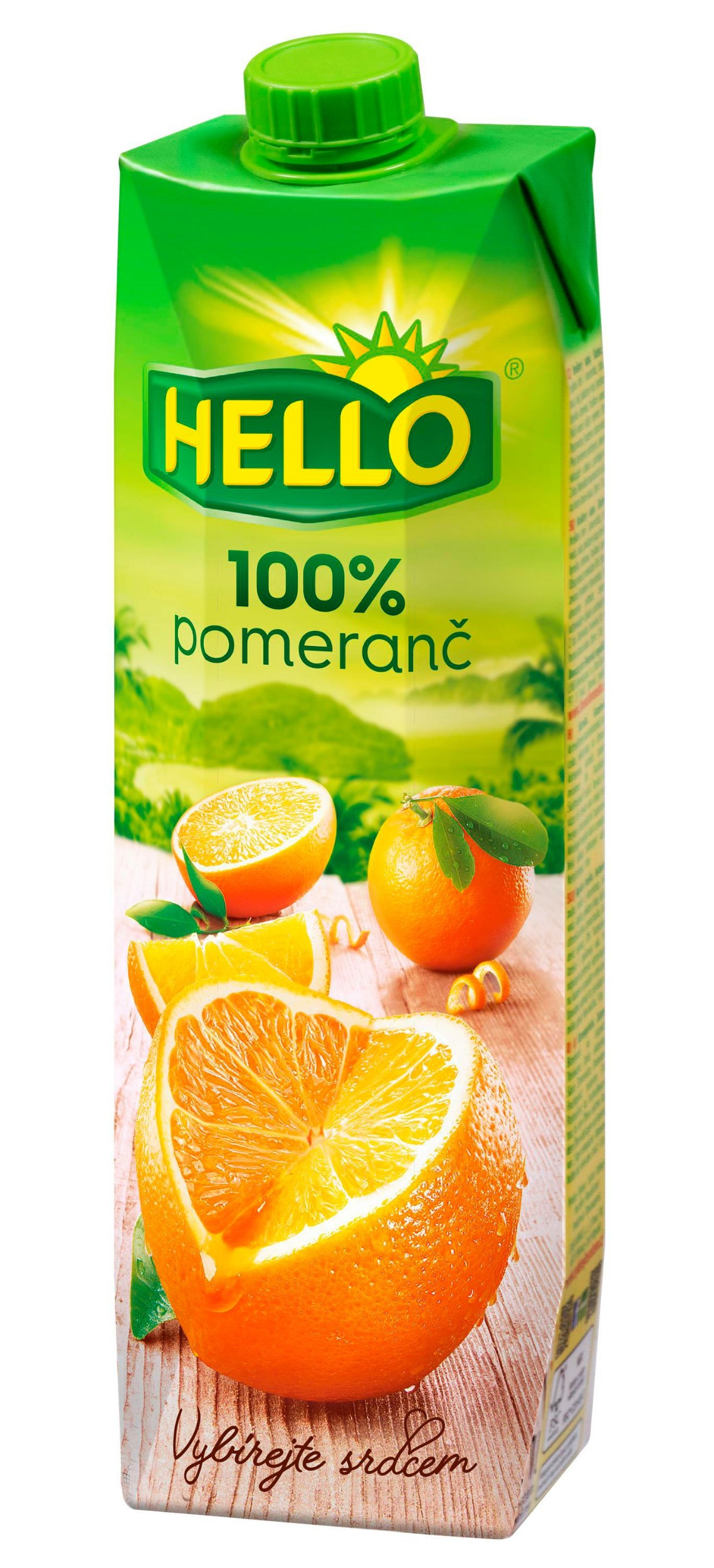 TOP produkty - Hello 100% džus Pomeranč 1 l