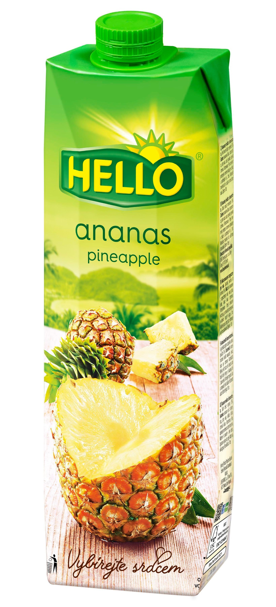 Nápoje - Hello 50% ananas 1 l TPP
