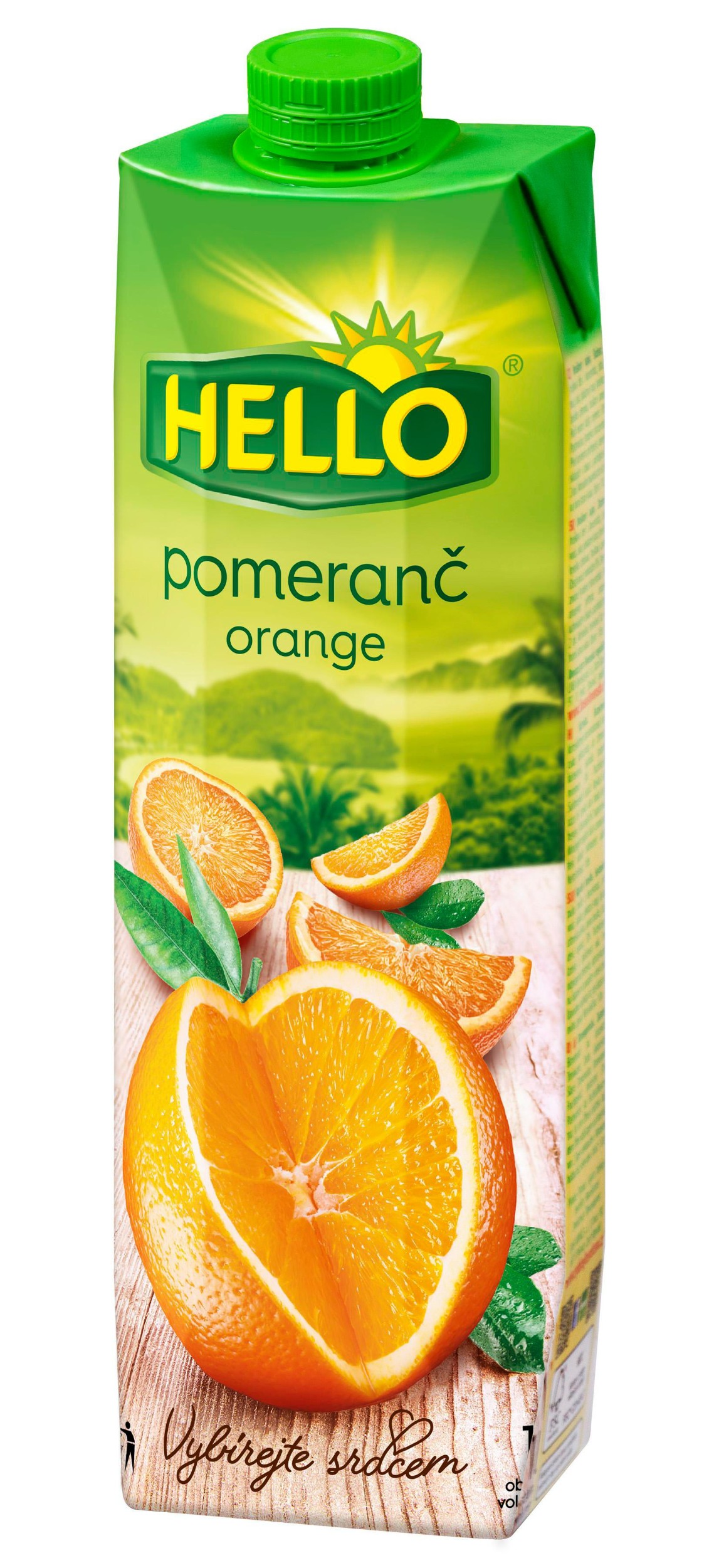 Nápoje - Hello 50% pomeranč 1 l