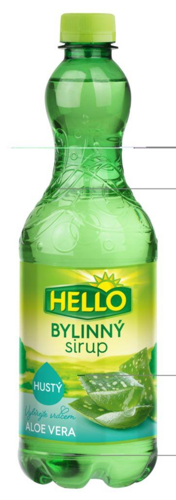 Nápoje - Hello Bylinný sirup Aloe Vera 0,7 l