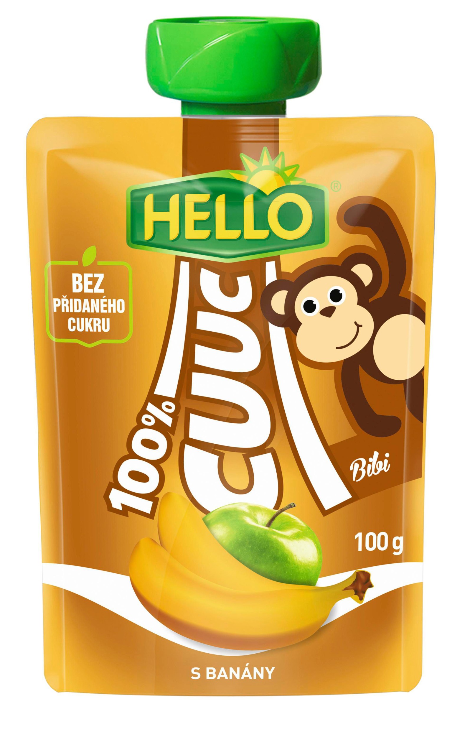 Svět dětí - Hello Cuuc 100% banán kapsička 100 g