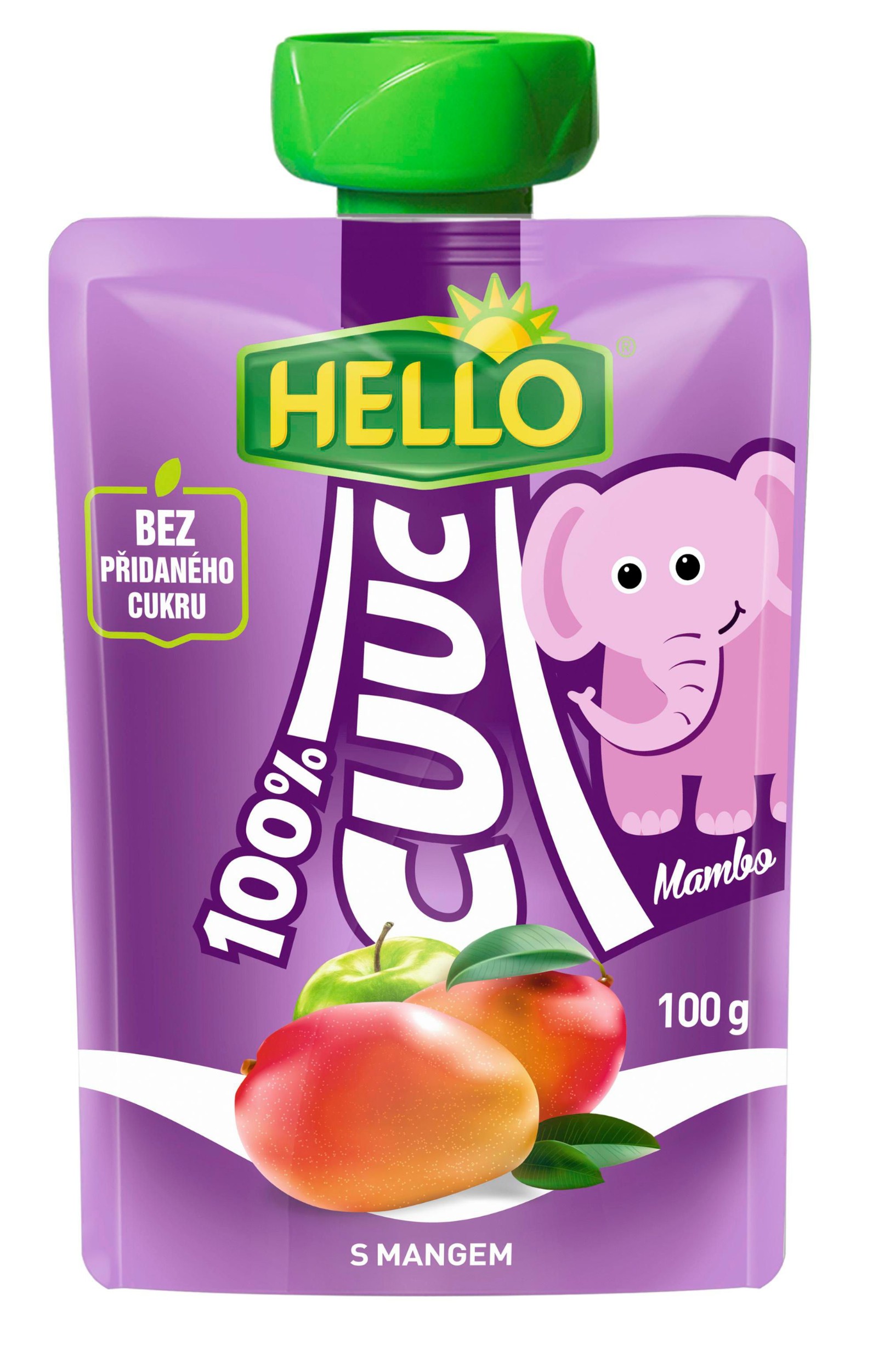 Svět dětí - Hello Cuuc 100% s mangem kapsička 100 g