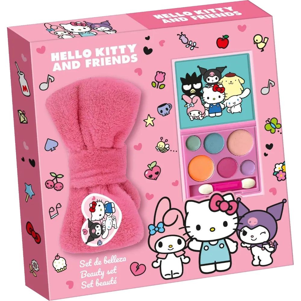 Drogerie a kosmetika - Hello Kitty set (líčení + čelenka)
