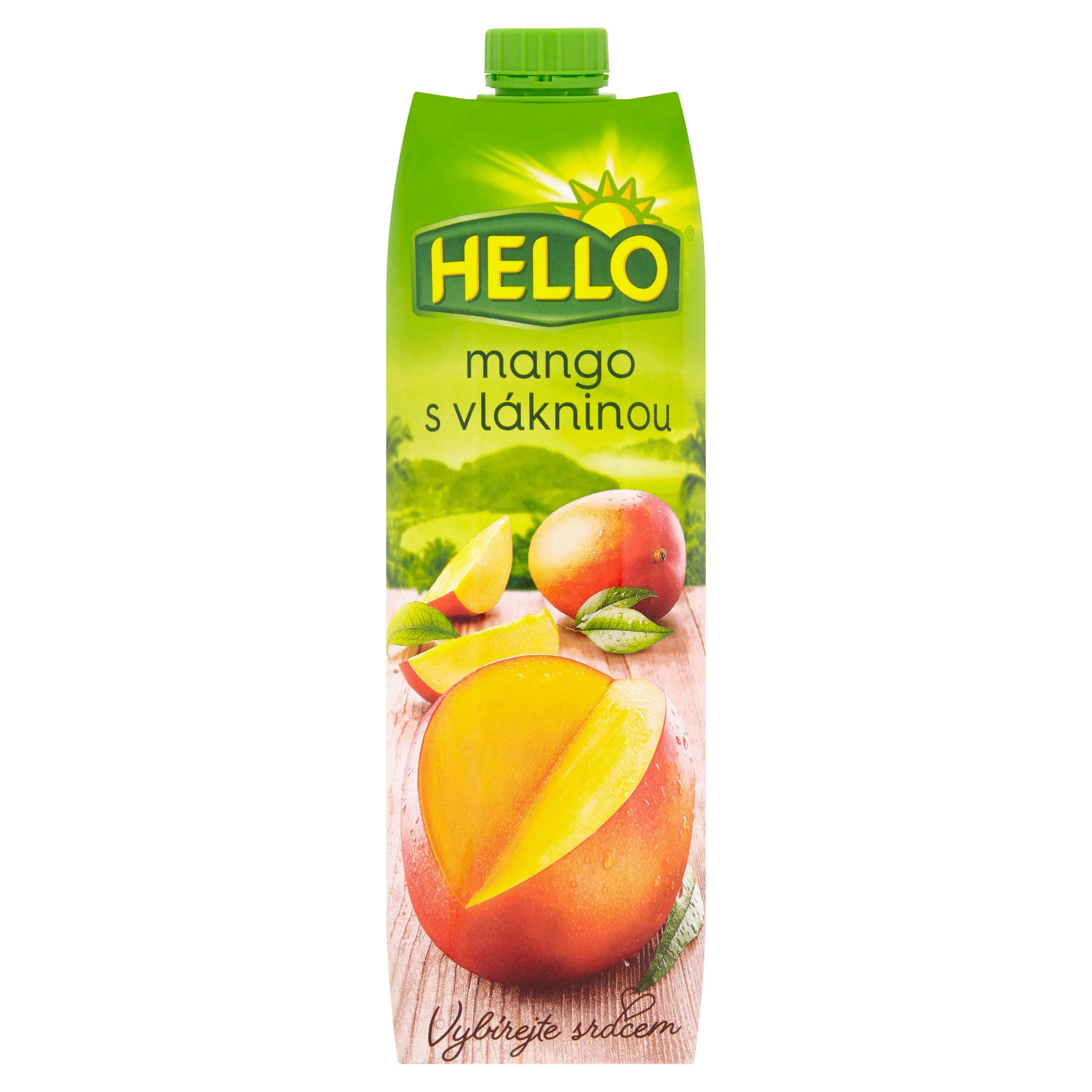 Nápoje - Hello Mango s vlákninou 1 l