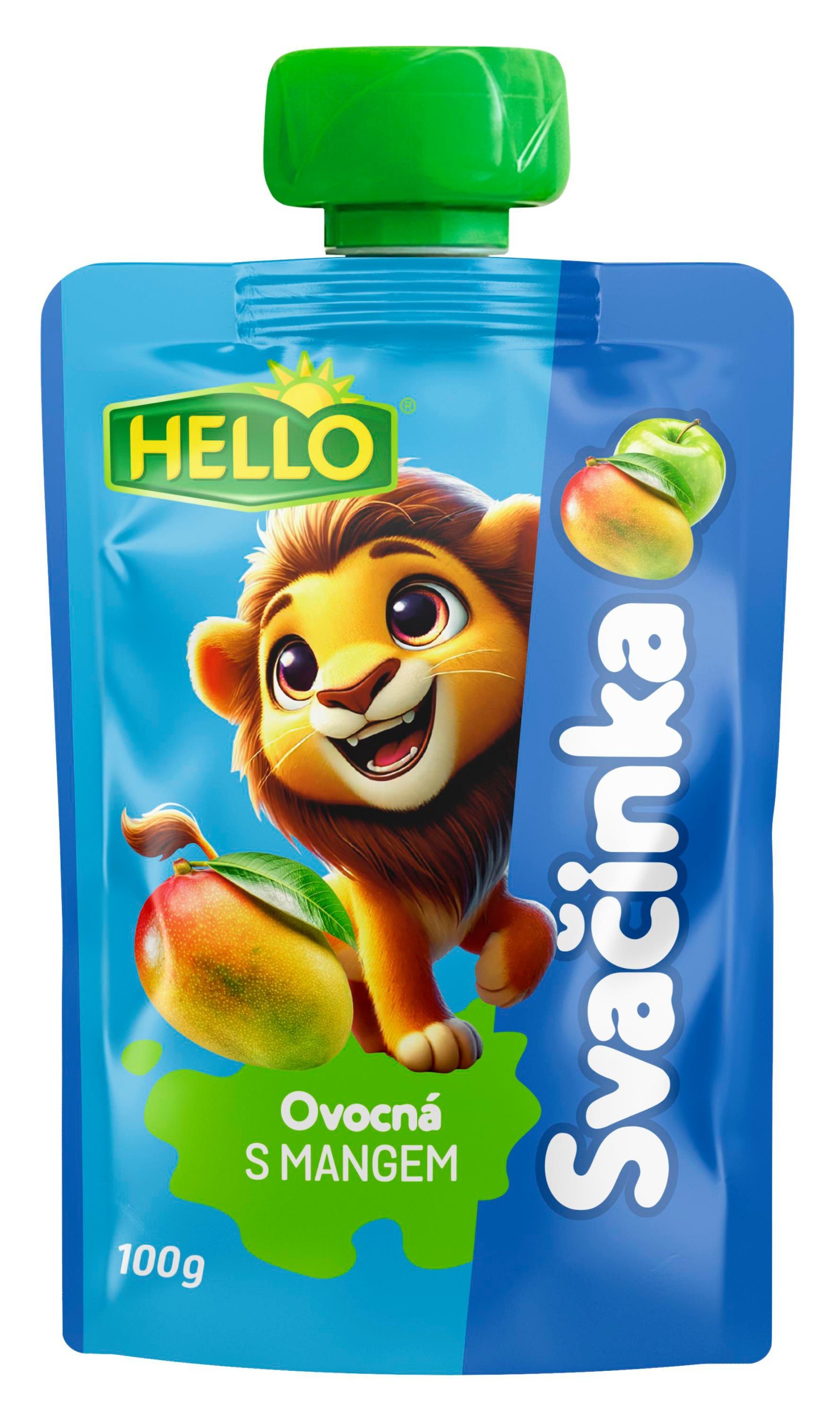 Svět dětí - Hello Ovocná kapsička s mangem 100 g