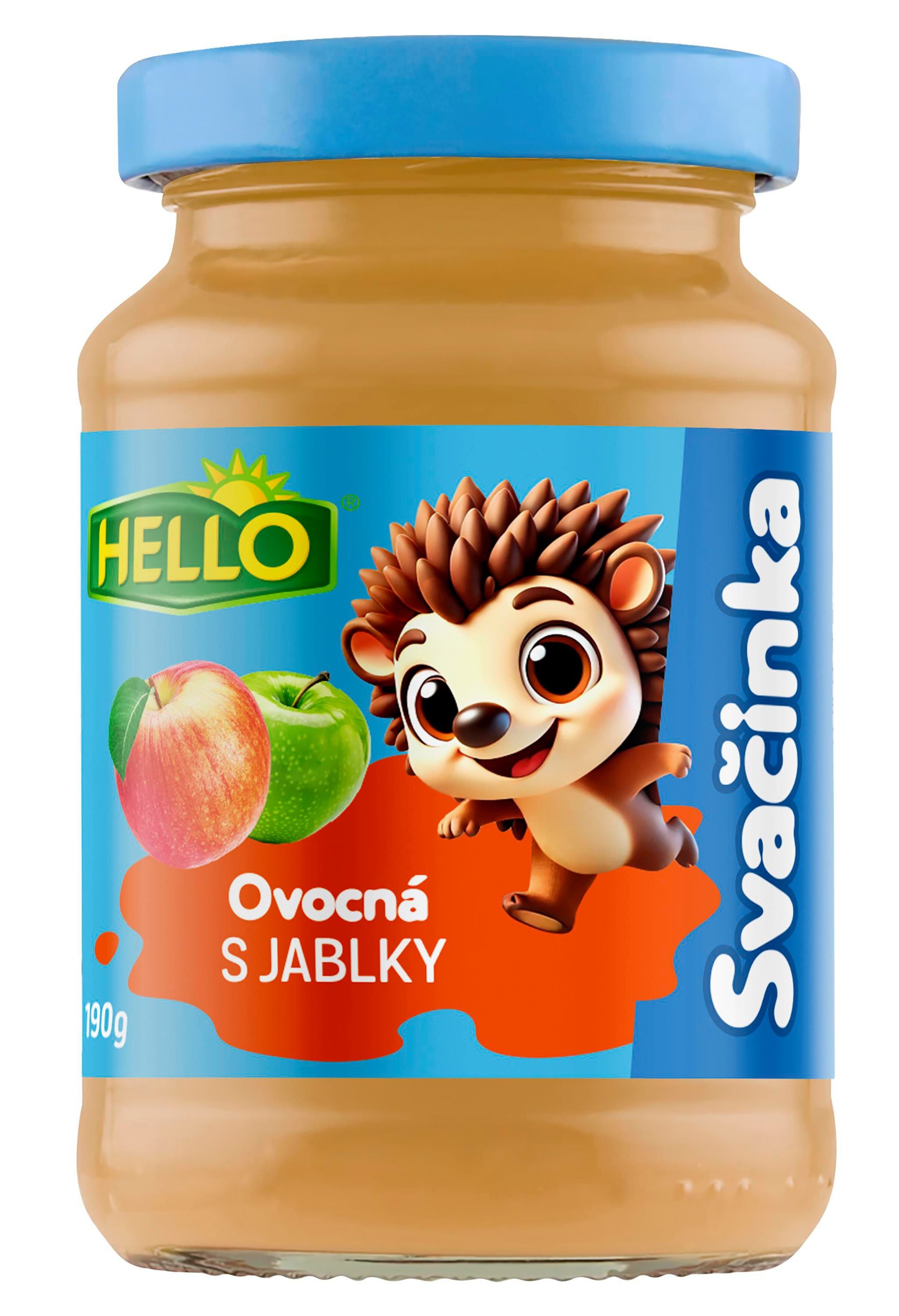 Svět dětí - Hello Ovocná přesnídávka jablko sklo 190 g