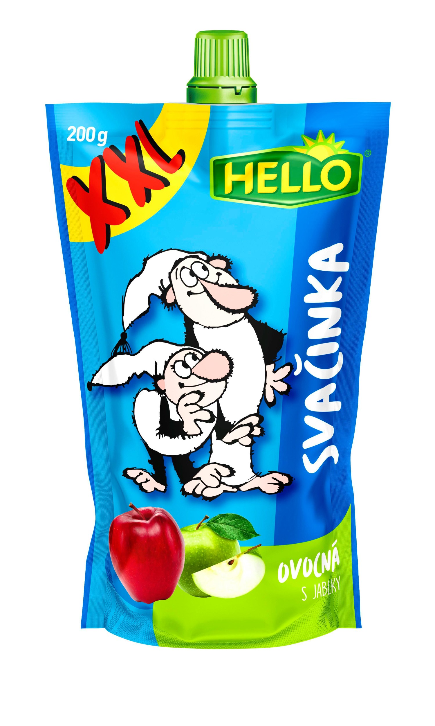 Svět dětí - Hello Ovocná přesnídavka jablko XXL 200 g