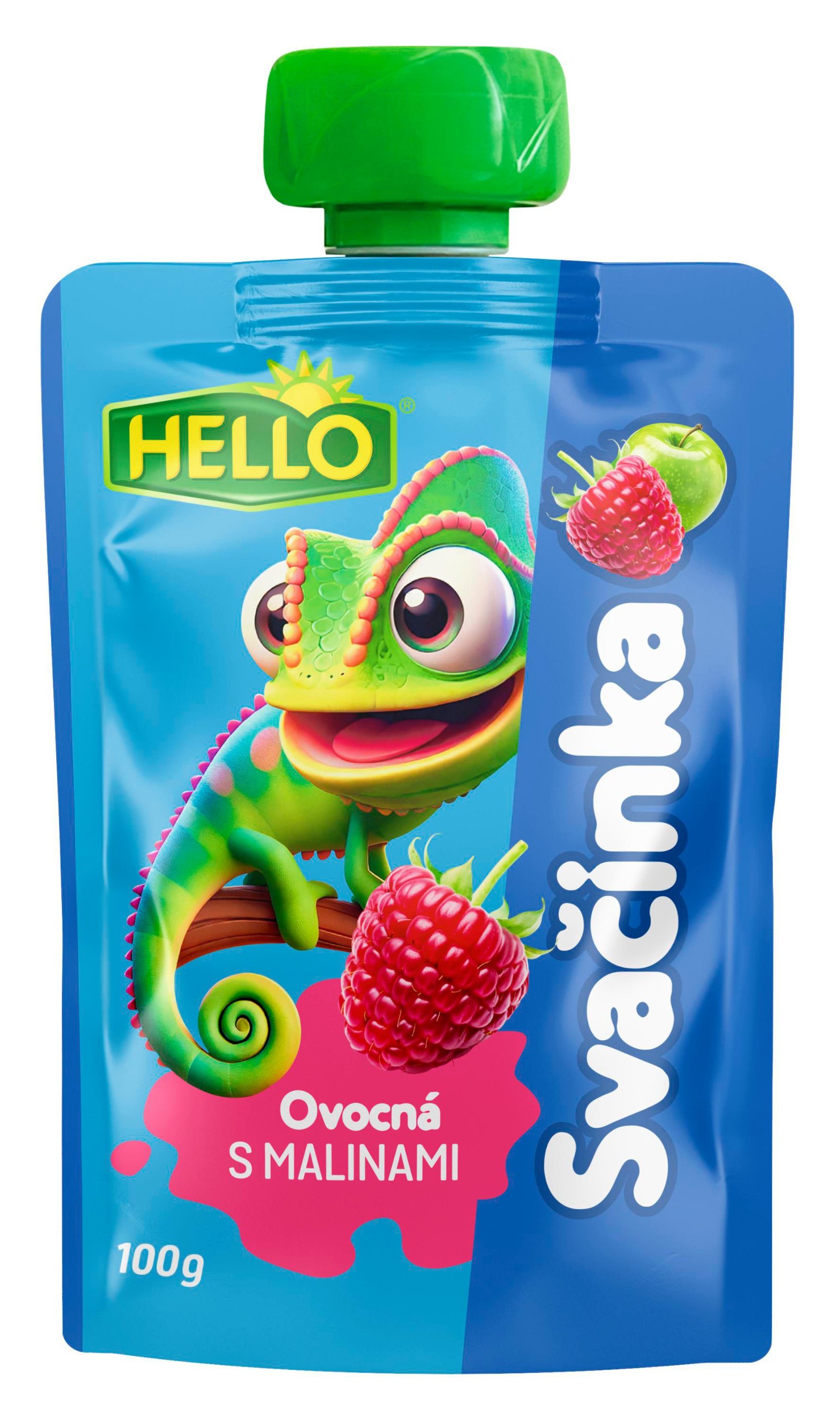 Svět dětí - Hello Ovocná přesnídávka malina 100 g