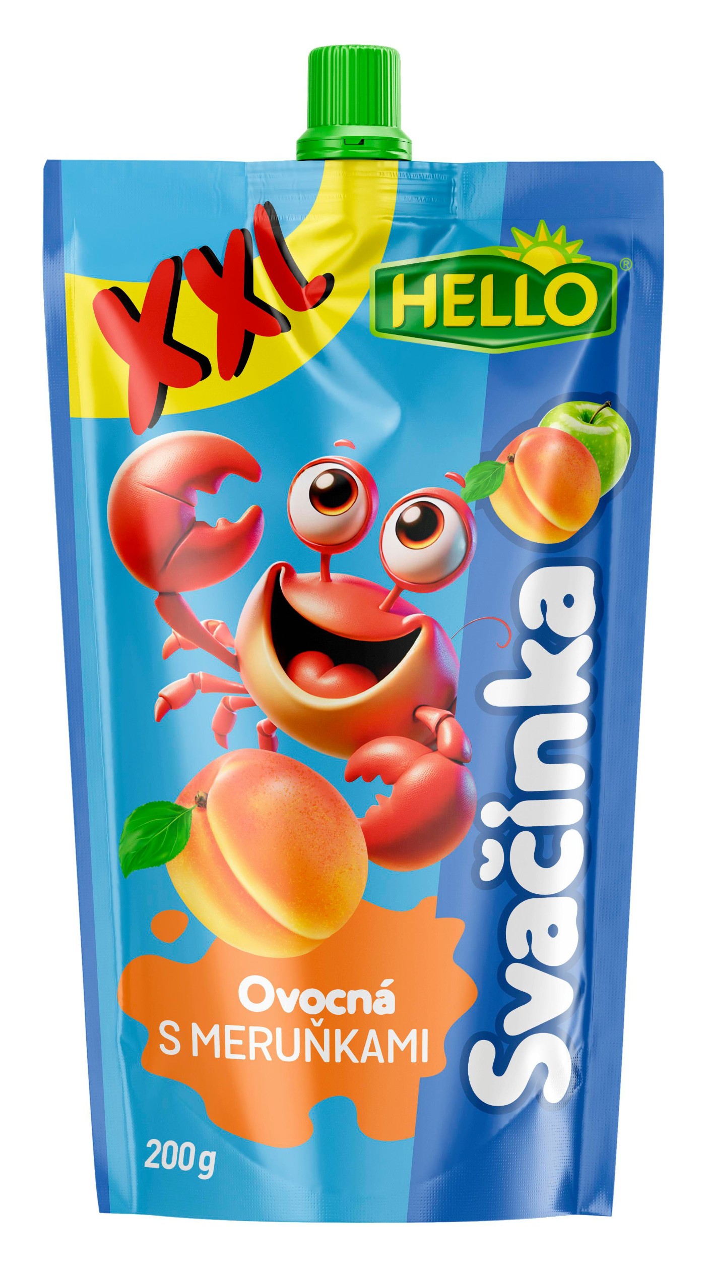 Svět dětí - Hello Ovocná přesnídavka meruňka XXL 200 g