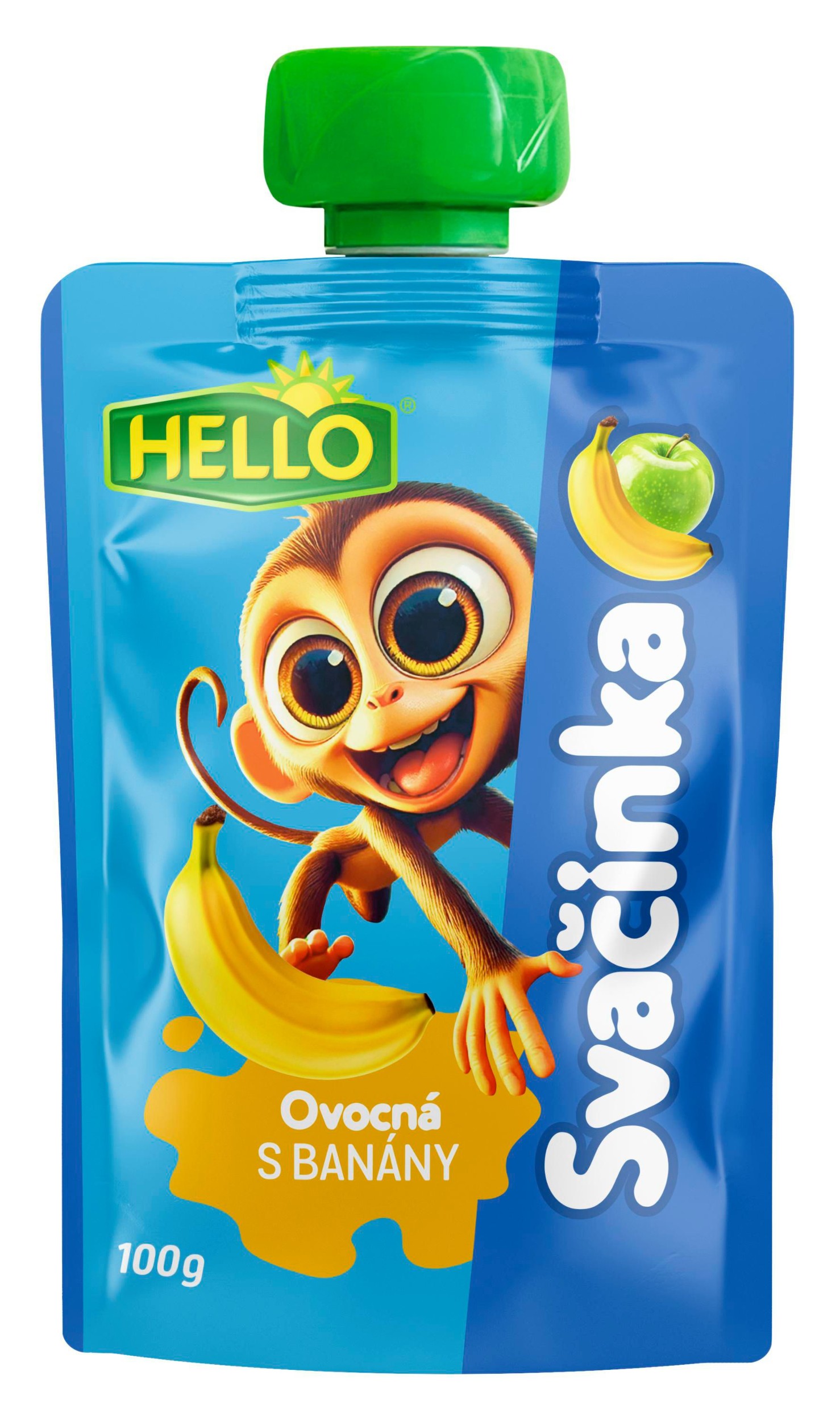 Svět dětí - Hello Ovocná přesnídávka s banány 100 g