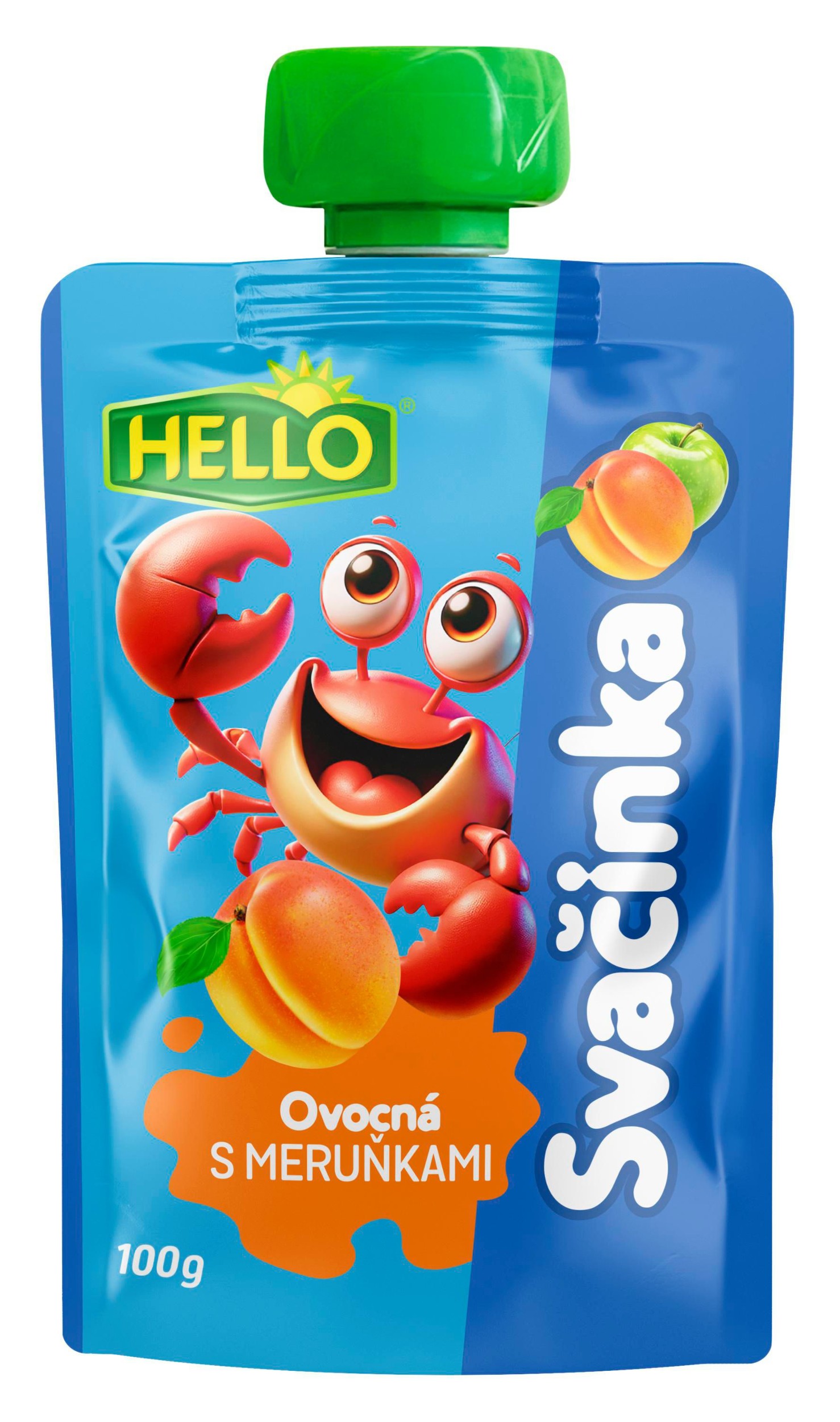 Svět dětí - Hello Ovocná přesnídávka s meruňkami 100 g