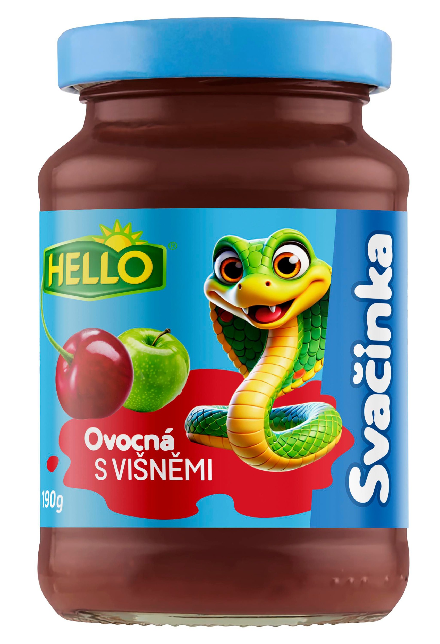 Svět dětí - Hello Ovocná přesnídávka s višněmi 190 g