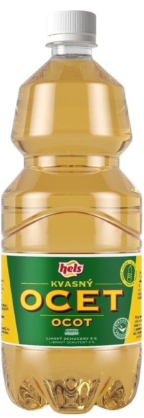 Trvanlivé potraviny - Hels Ocet líhový ochucený 8% 1l