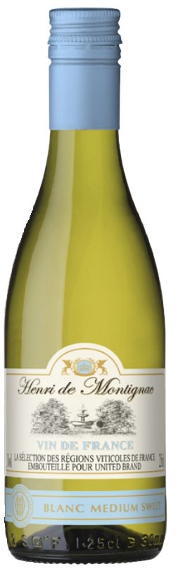 Nápoje - Henri De Montignac Medium sweet Blanc 0,25l