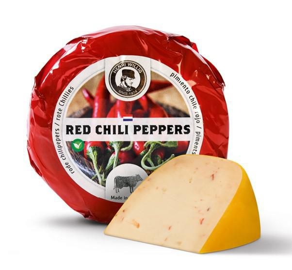 Mléčné a chlazené - Henri Willig Baby Gouda Chilli pepper 280g
