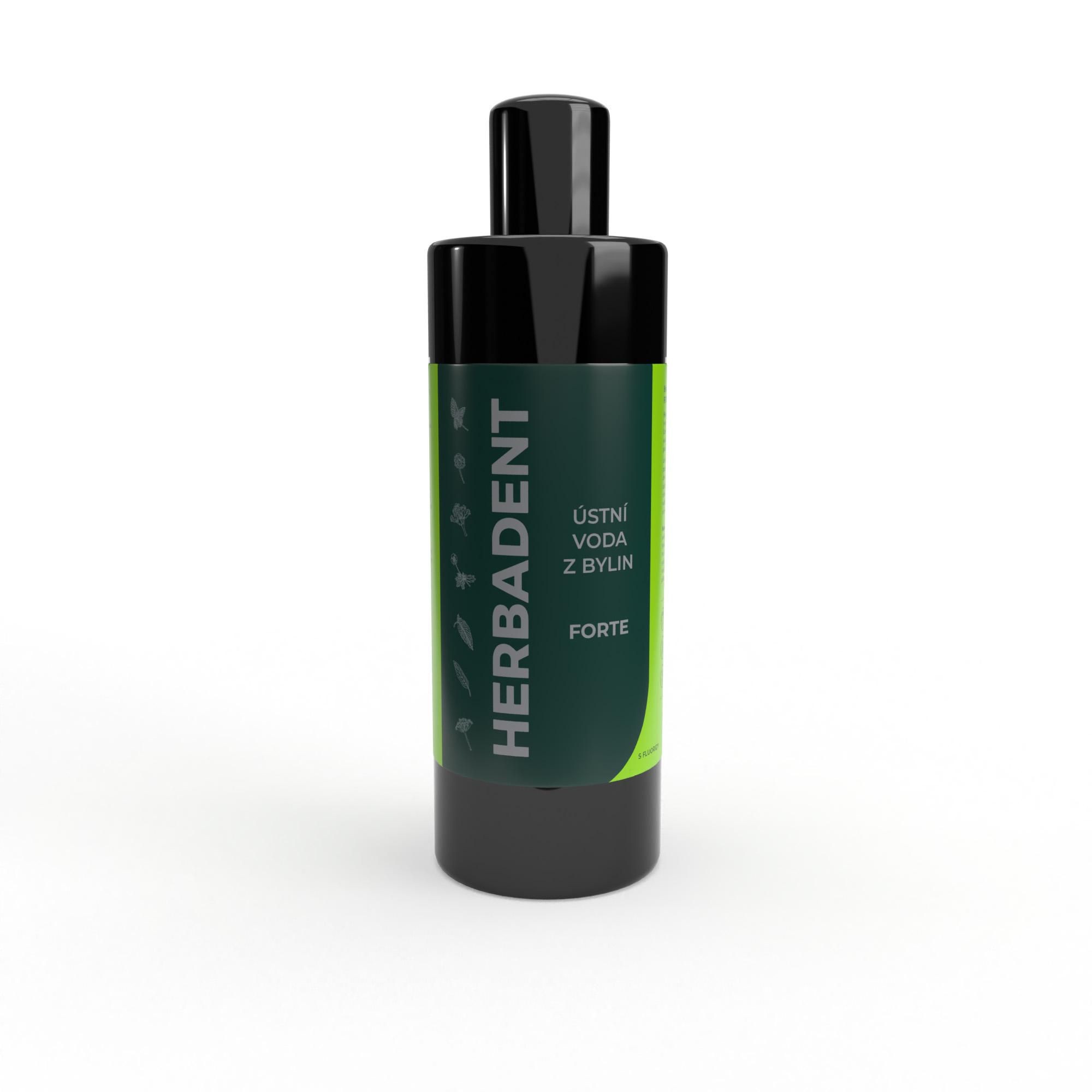 Drogerie a kosmetika - Herbadent Forte bylinná ústní voda 400 ml