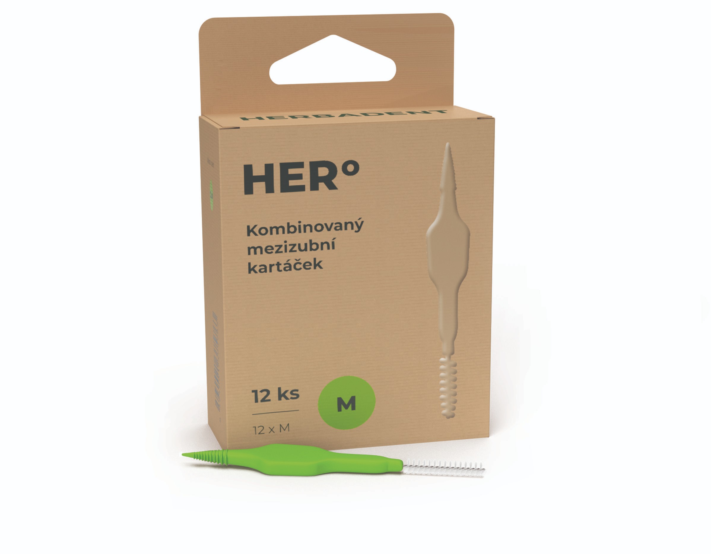 Herbadent HERo Mezizubní kartáčky M 0,9 až 1 mm 12 ks-0