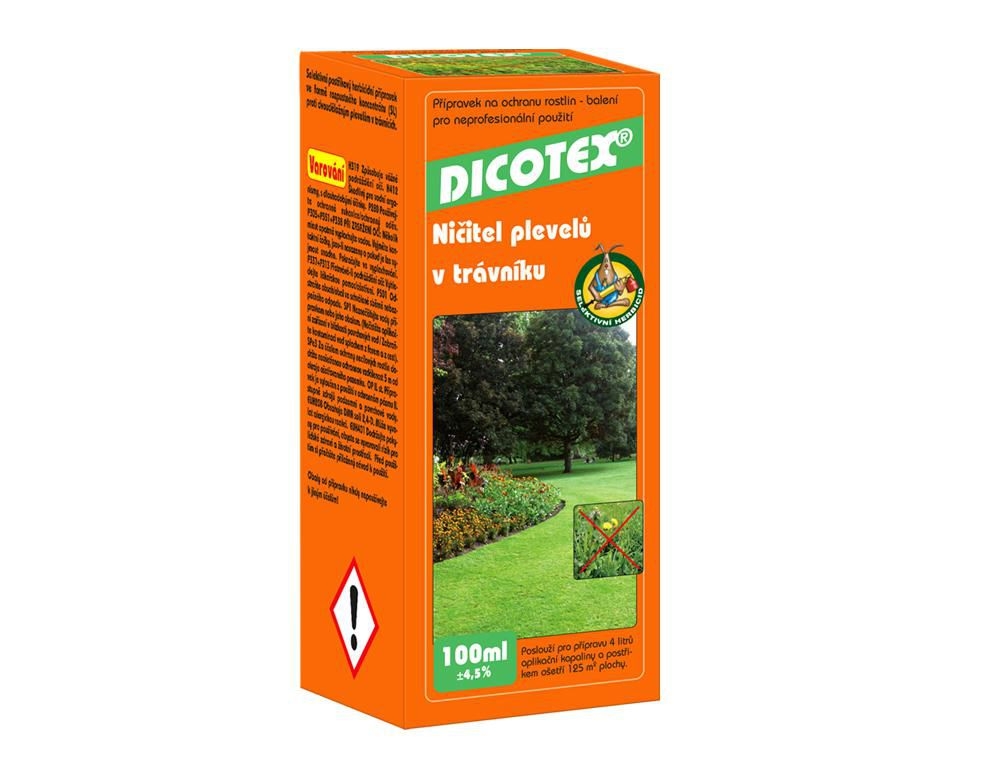 Domácnost a Zahrada - Herbicid DICOTEX ničitel plevelů v trávníku 100ml