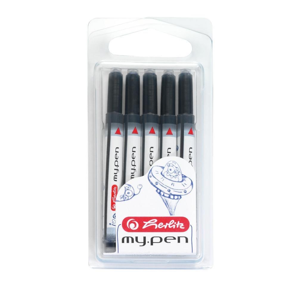 Domácnost a Zahrada - Herlitz Inkoustové bombičky my.pen modré 5 ks