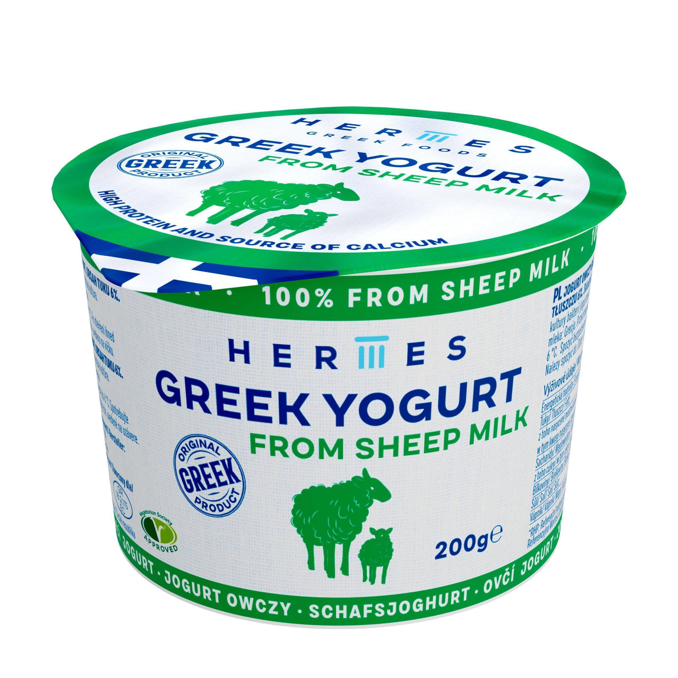 Mléčné a chlazené - Hermes ovčí jogurt řecký originál 200g