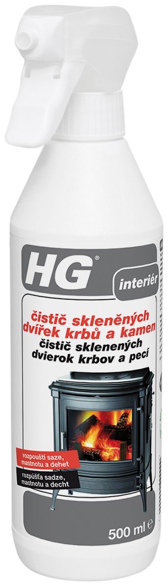 HG čistič skleněných dvířek krbů a kamen 500 ml-0
