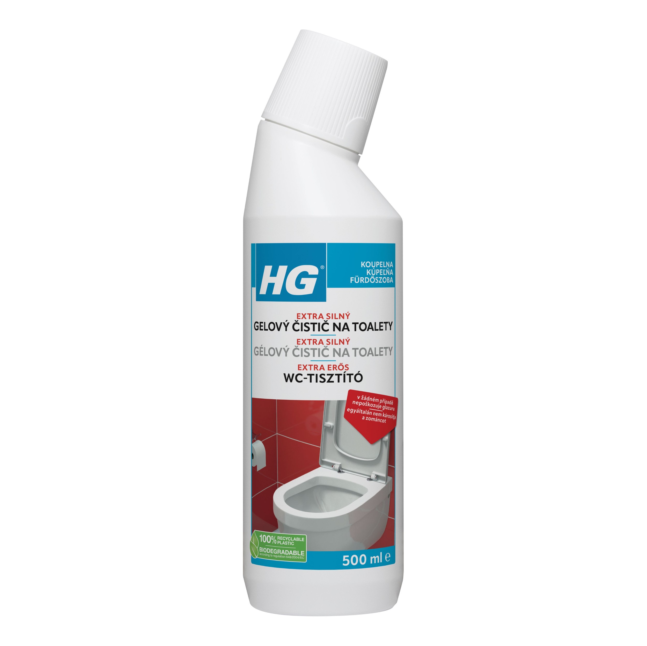 Drogerie a kosmetika - HG Extra silný čistič toalet 500 ml
