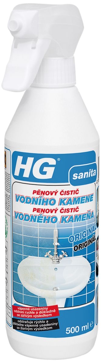 HG Koupelnový pěnový čistič vodního kamene 500 ml-0