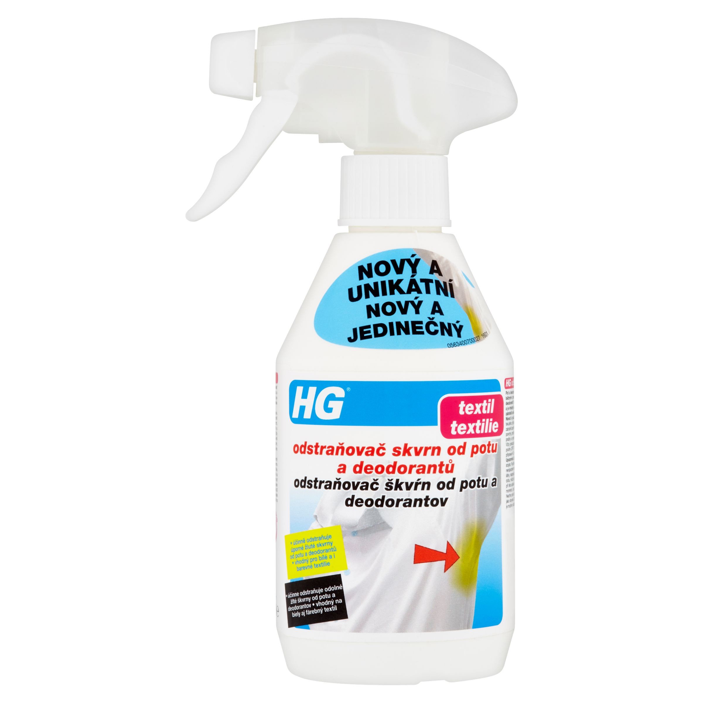 HG Odstraňovač skvrn od potu a deodorantů 250 ml-0