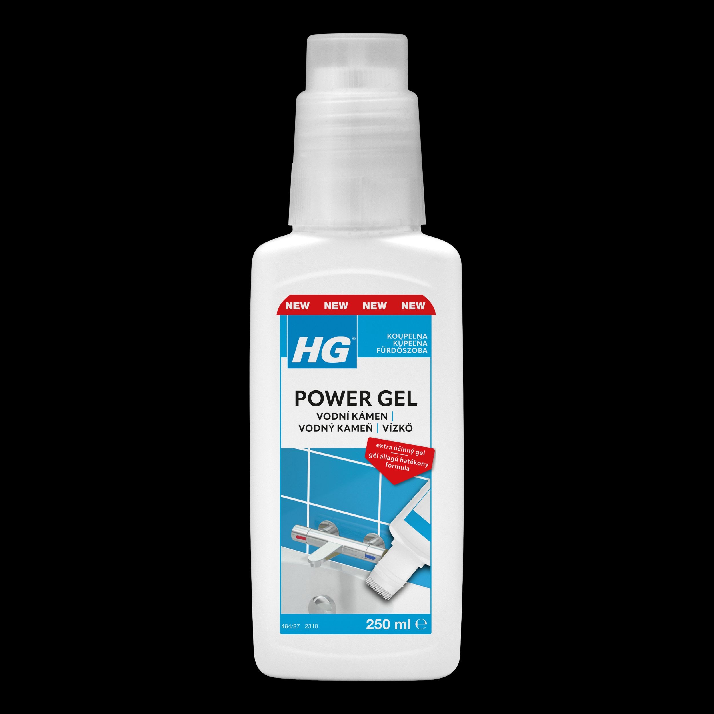 Drogerie a kosmetika - HG power gel na vodní kámen s aplikátorem 250ml
