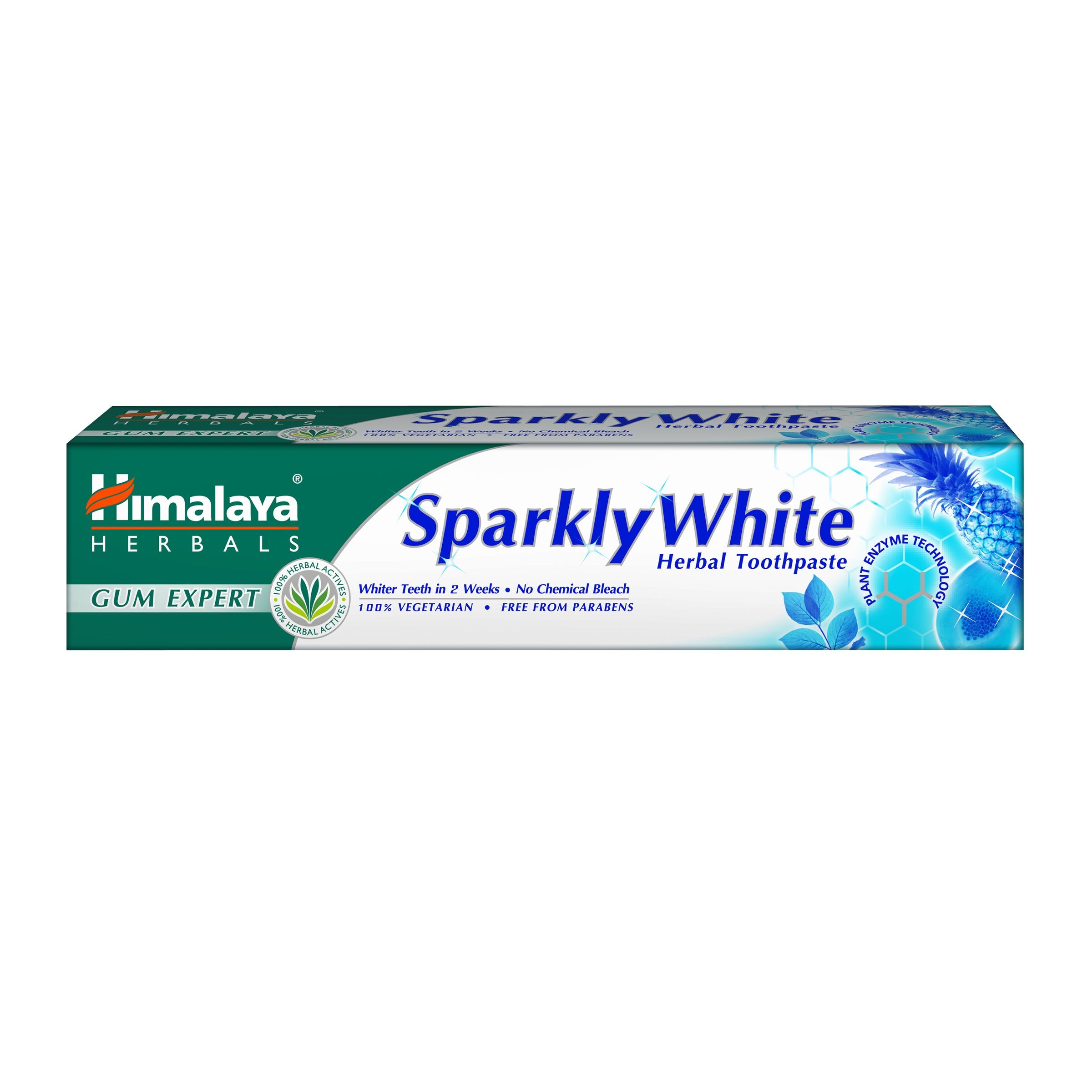 Drogerie a kosmetika - Himalaya Herbals bylinná zubní pasta zářivě bílá 75 ml