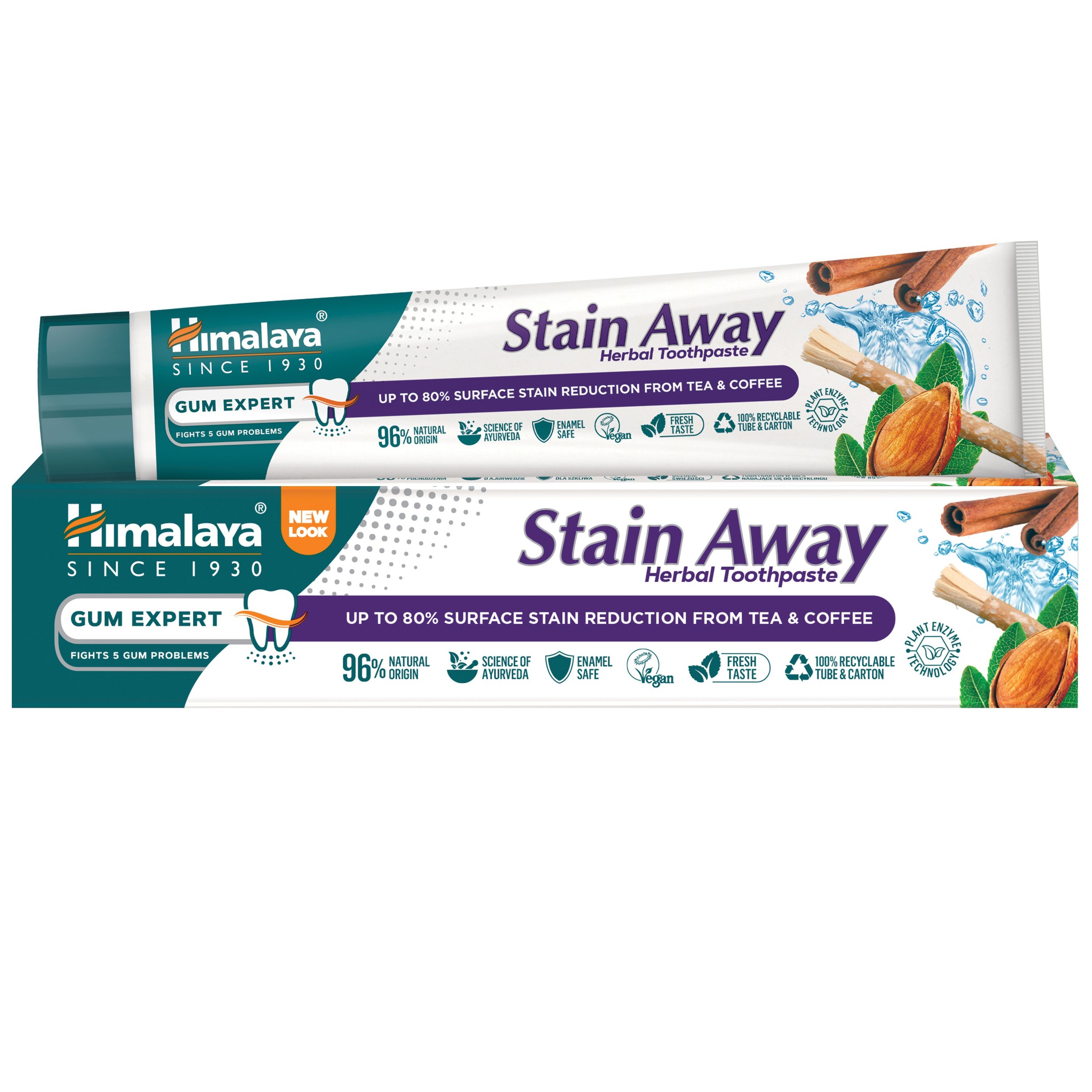 Drogerie a kosmetika - Himalaya proti skvrnám zubní pasta 75