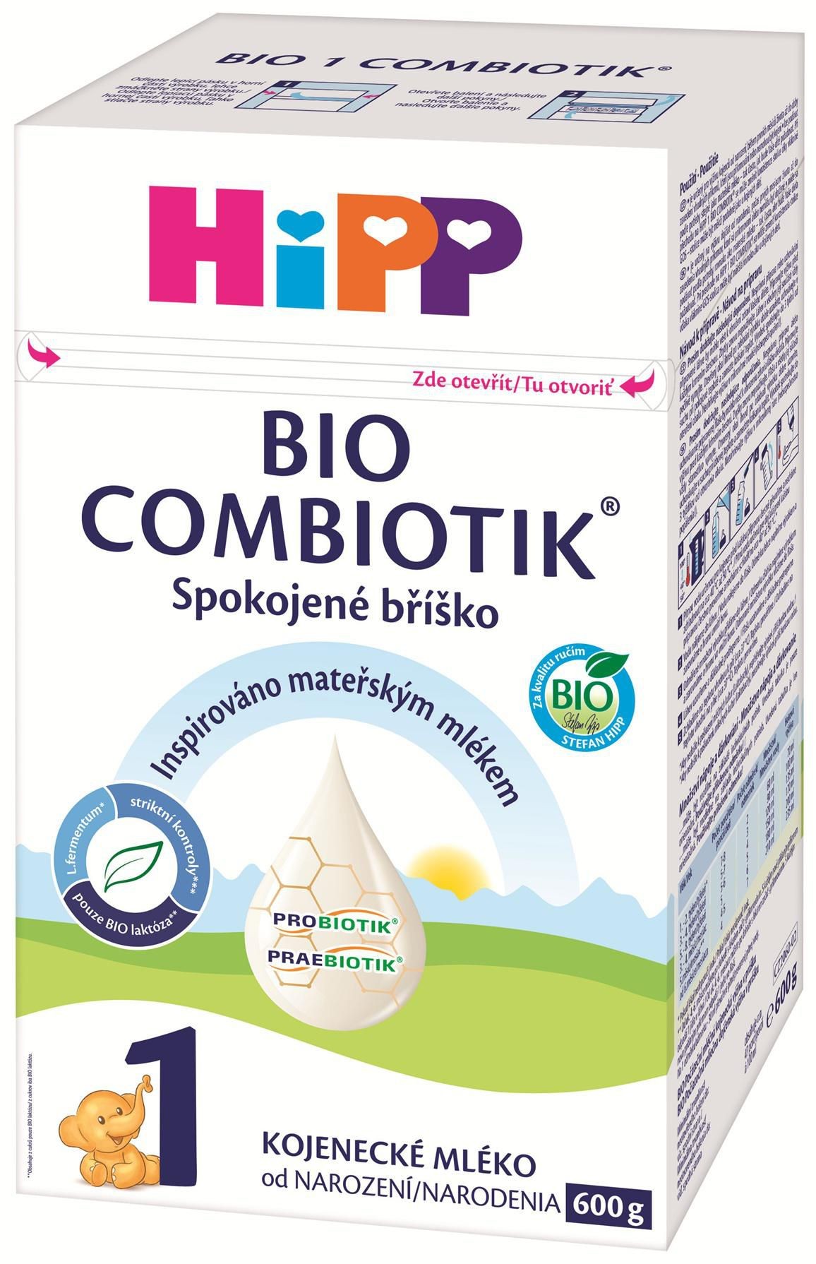 Svět dětí - HiPP 1 BIO Combiotik Počáteční mléčná kojenecká výživa od narození 600g