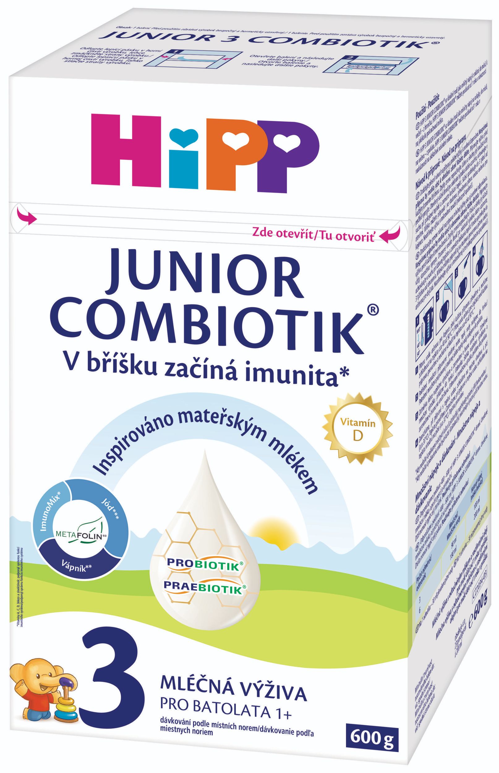Svět dětí - HiPP 3 Junior Combiotik 700 g