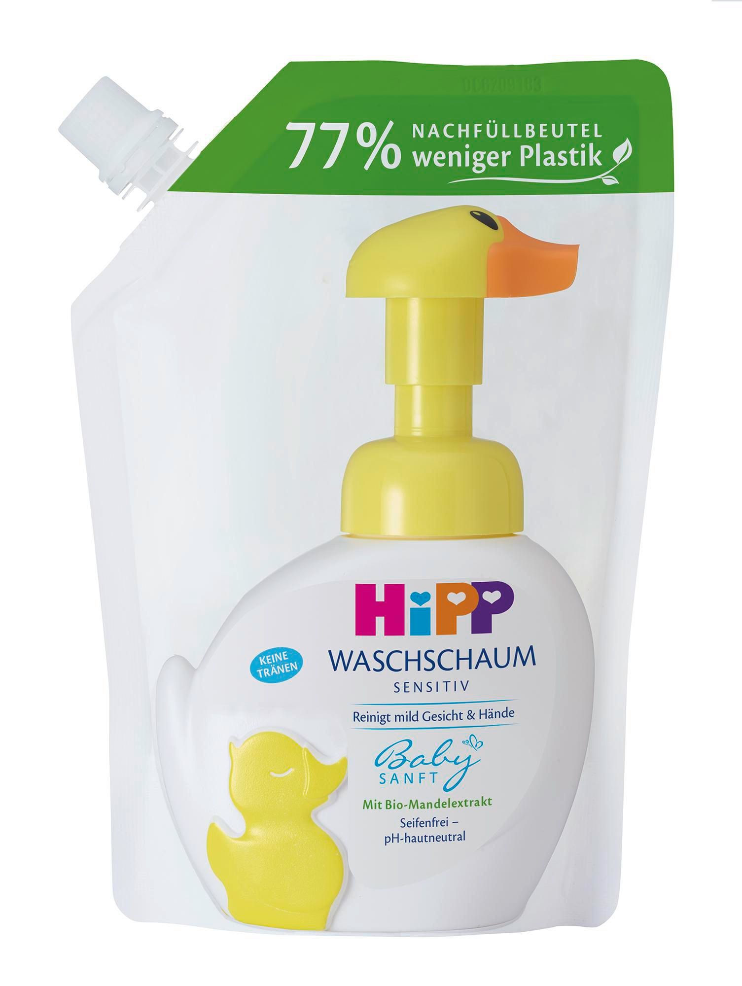 Svět dětí - HiPP Babysanft Pěna na mytí sensitive náplň 250 ml