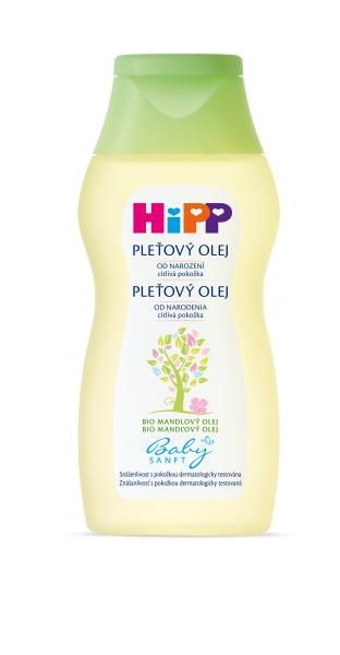 Svět dětí - HiPP Babysanft Pleťový olej s přírodním BIO mandlovým olejem pro citlivou pokožku 200 ml
